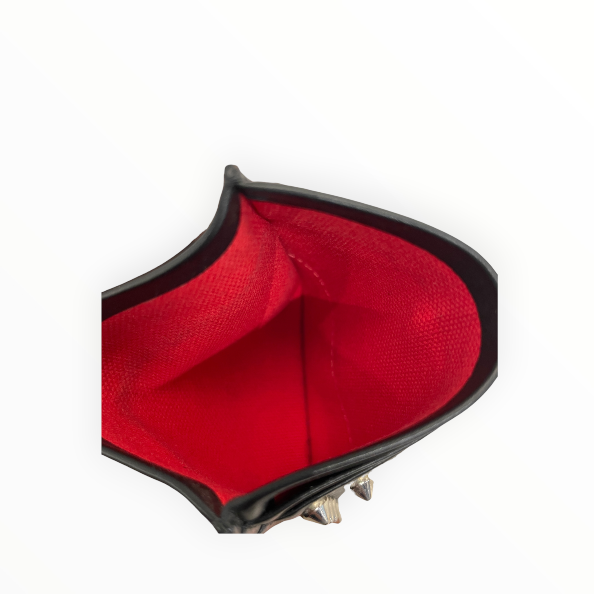 Christian Louboutin/Wallet/Leather/BLK/M's/kios spike view 3