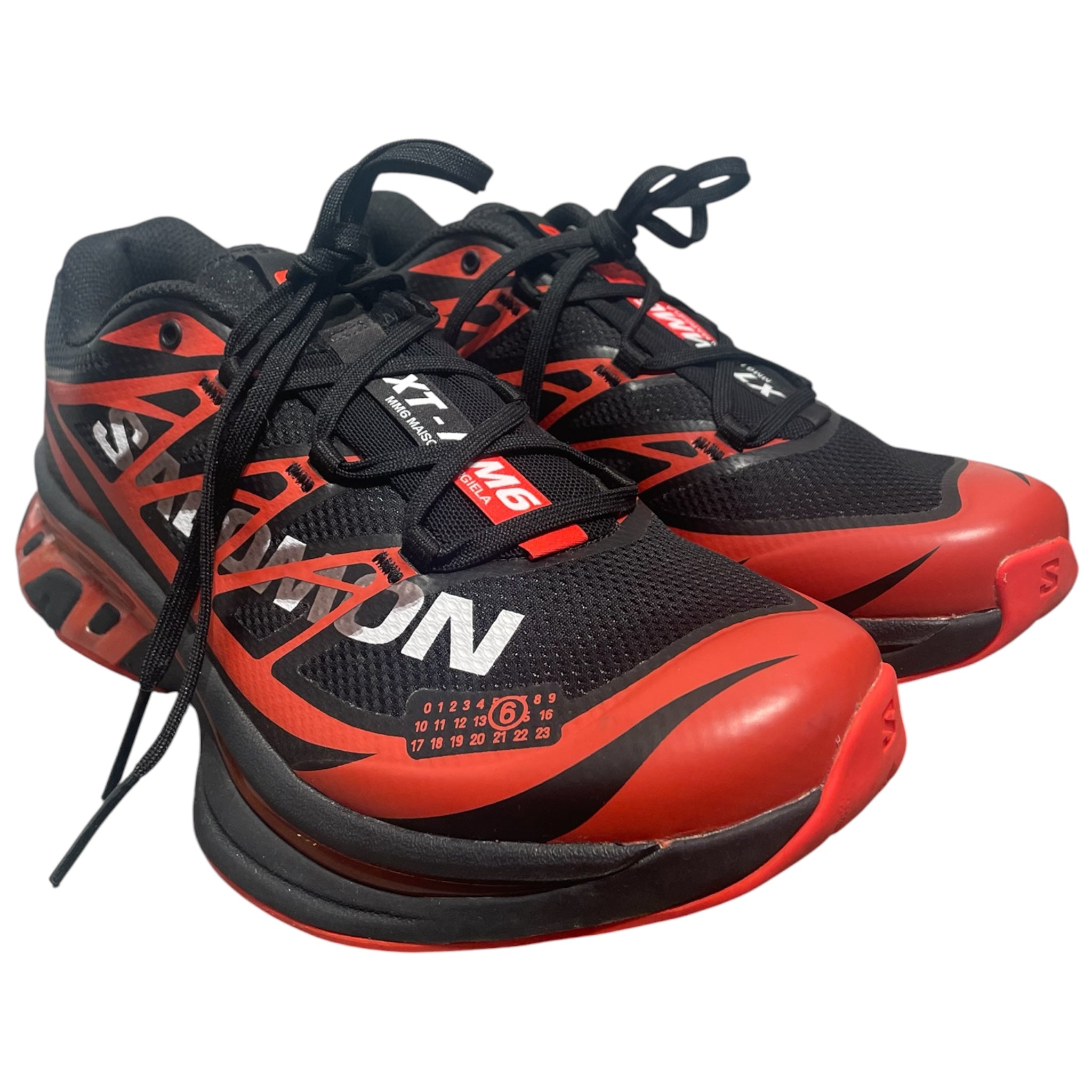 MM6/salomon/Hi-Sneakers/US 7.5/BLK/MM6 SALOMON CHERRY RED view 1