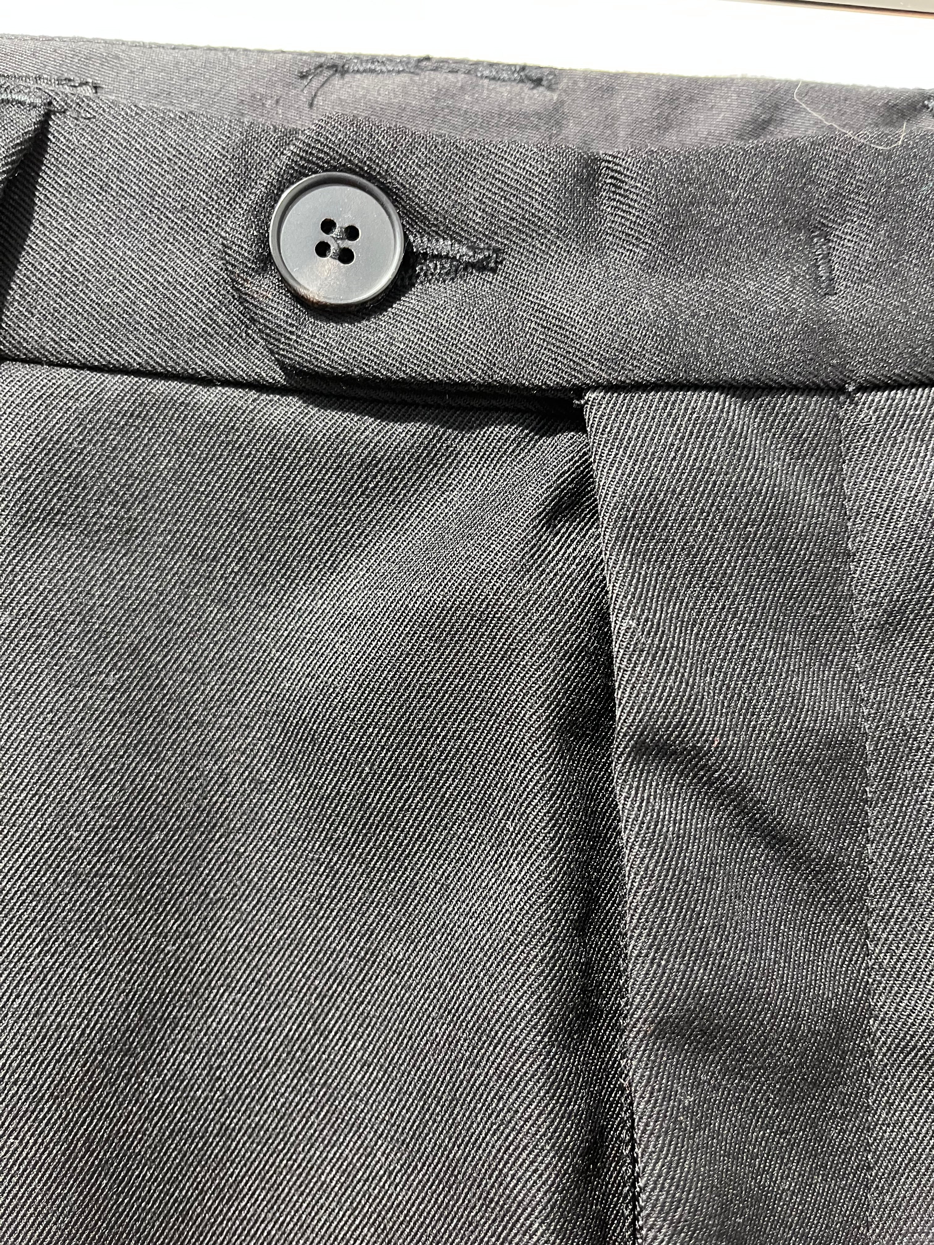 enfants riches deprimes/Slacks/46/Wool/BLK/WIDE LEG PLEATED TROUSER view 3