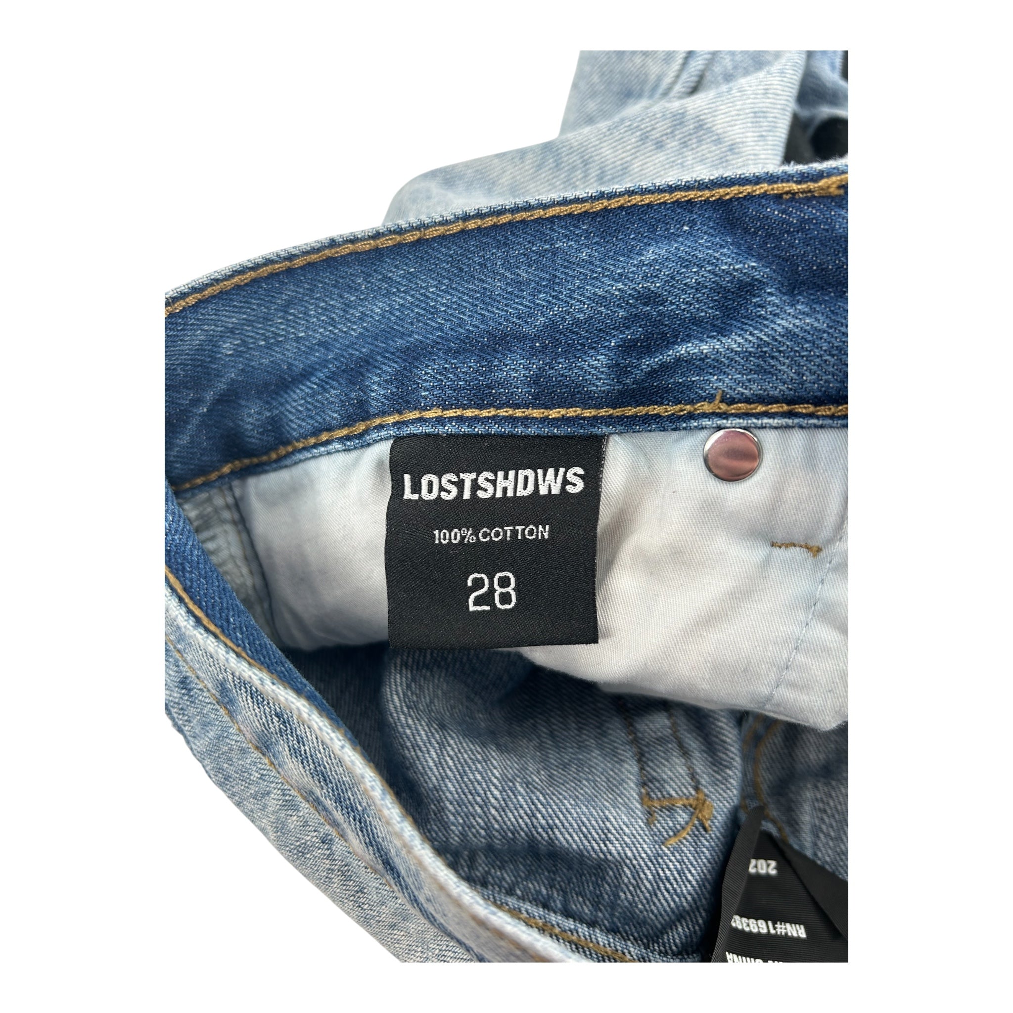 LOSTSHDWS/Bootcut Pants/28/Denim/IDG/LOSTSHDWS BLUE JEANS view 3