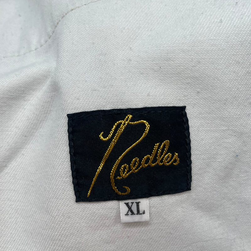 Needles/Straight Pants/XL/Cotton/IDG/logo embroidery/patchwork