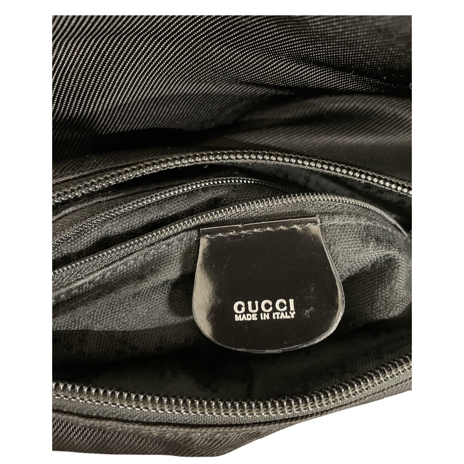 GUCCI/Hand Bag/Nylon/BLK/Bamboo Nylon Hobo Bag view 5
