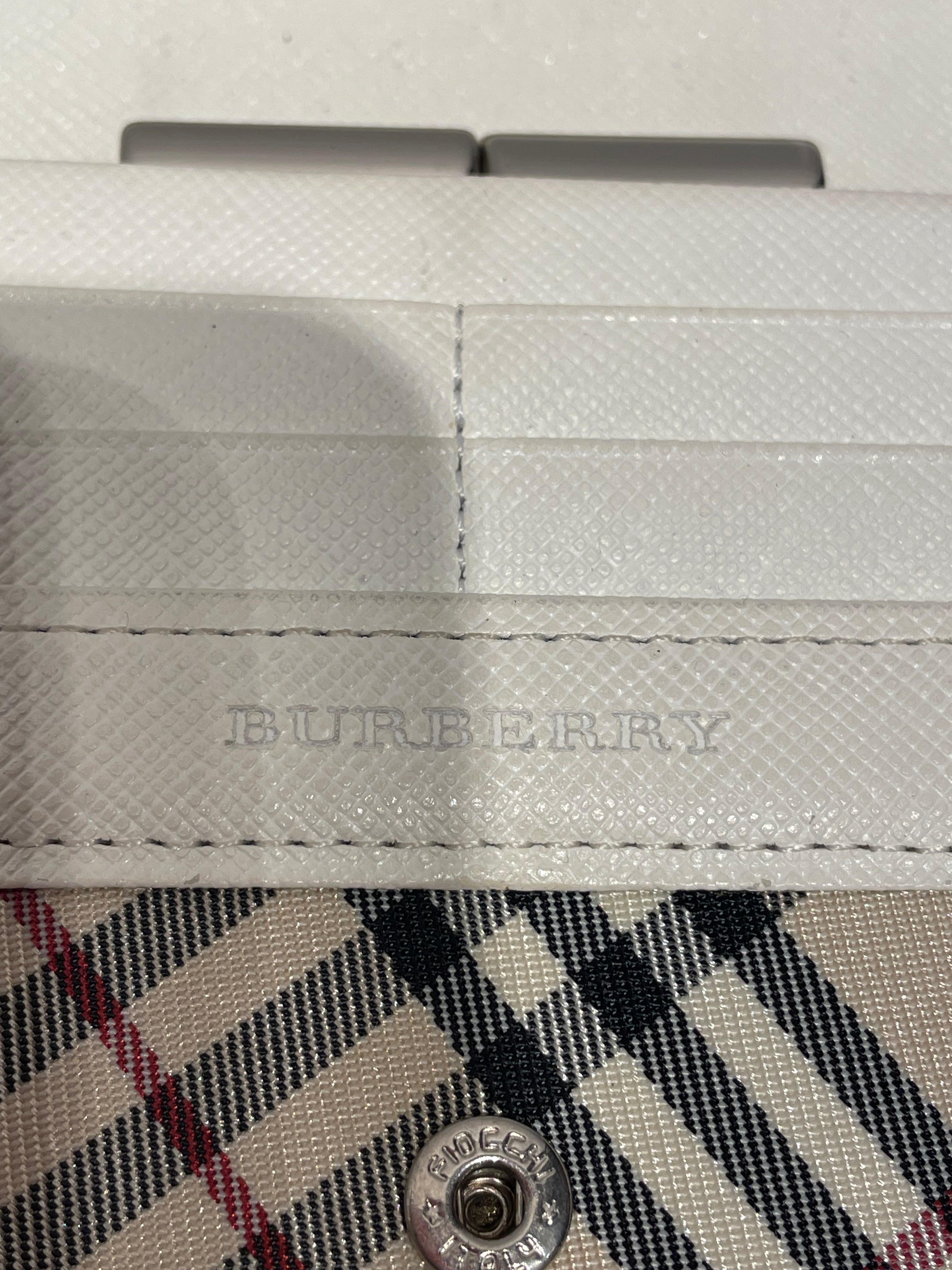 BURBERRY/Long Wallet/Gingham Check/CRM/NOVA CHECK BEIGE/WHITE LONG view 3