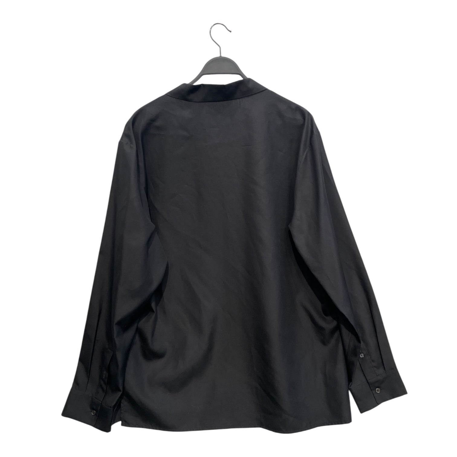 VALENTINO/LS Shirt/52/Rayon/BLK/LONG STRAP COLLAR view 2