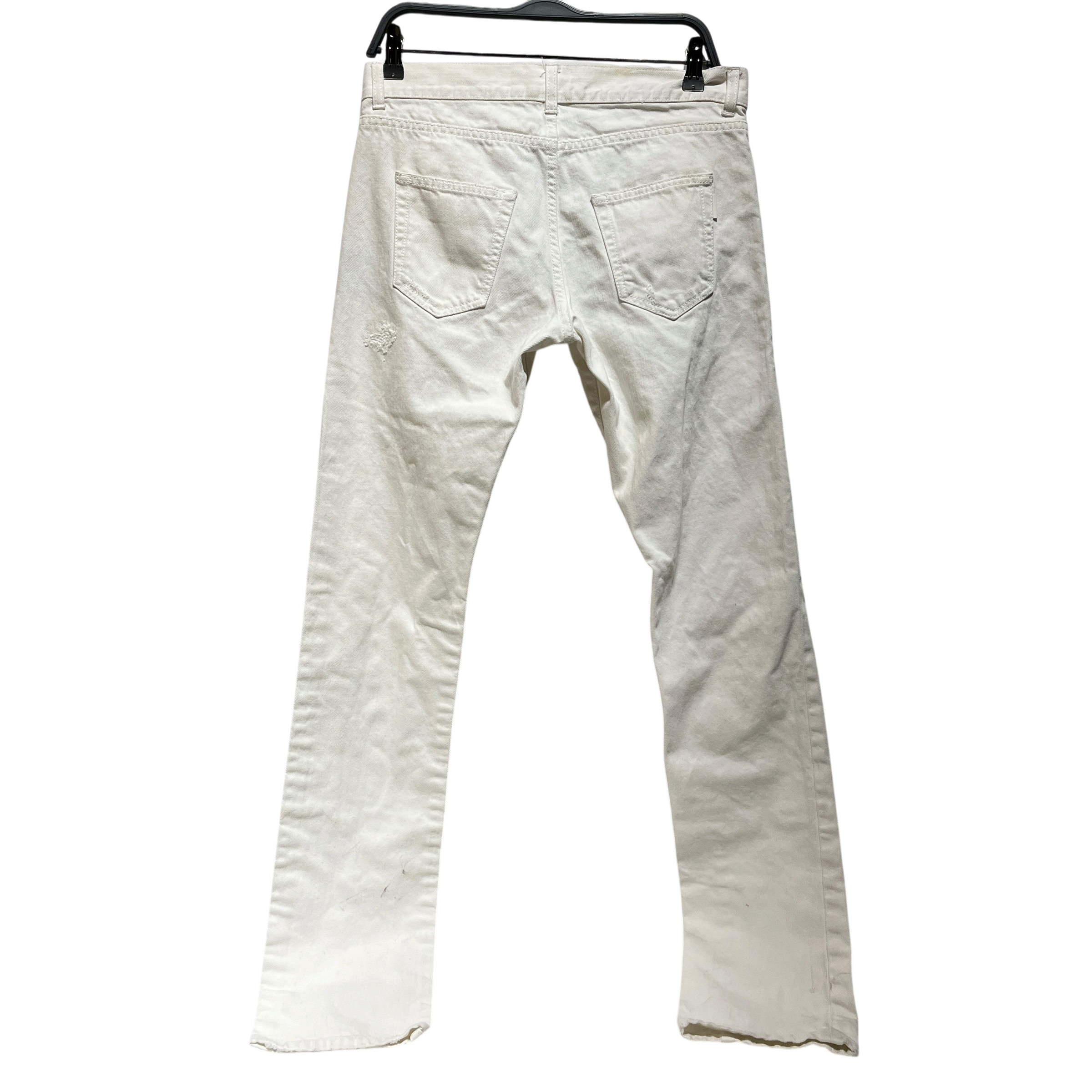 SAINT LAURENT/Skinny Pants/30/Denim/WHT/D18 DISTRESSED view 2