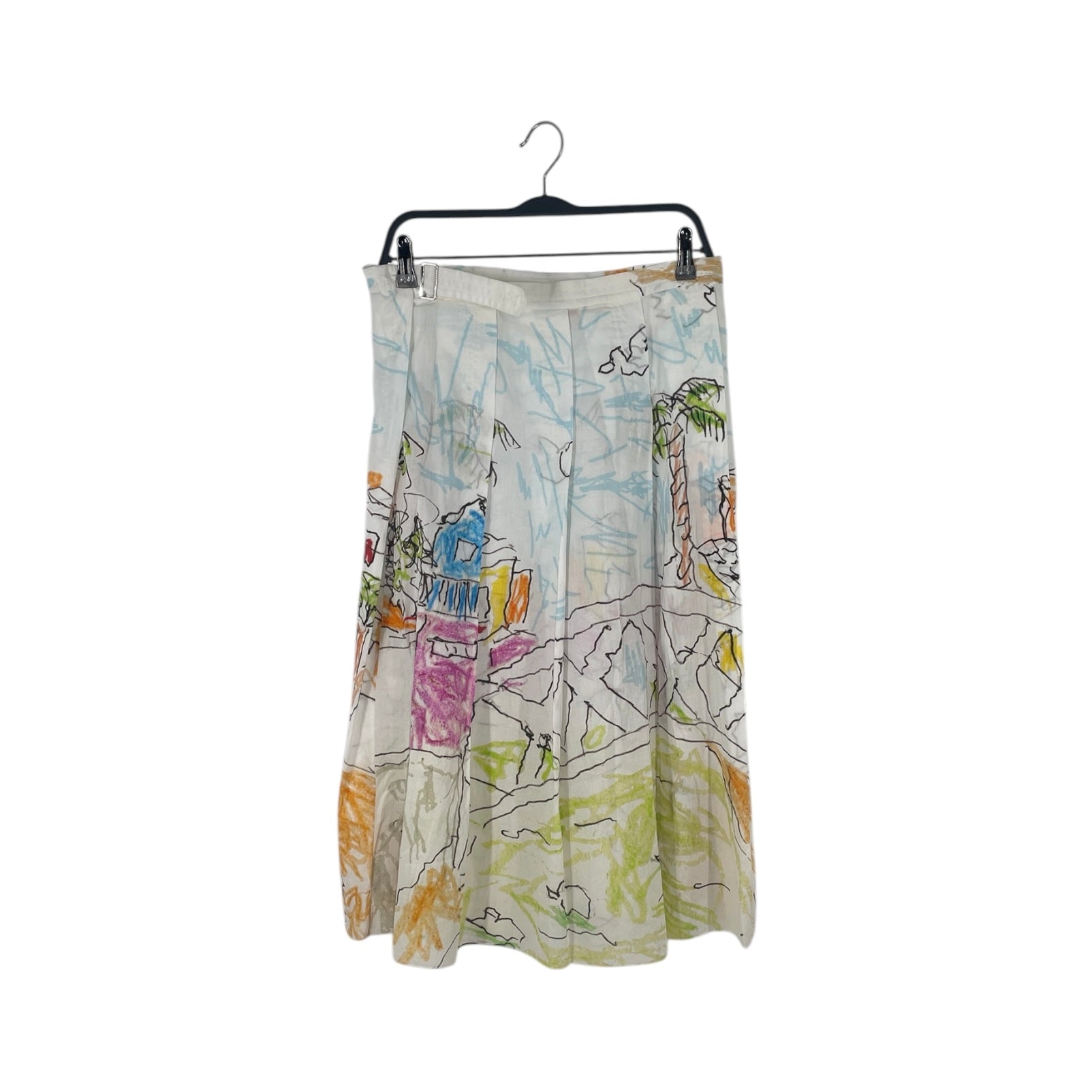MARNI/Skirt/42/All Over Print/Cotton/MLT/DOODLE SKIRT view 1