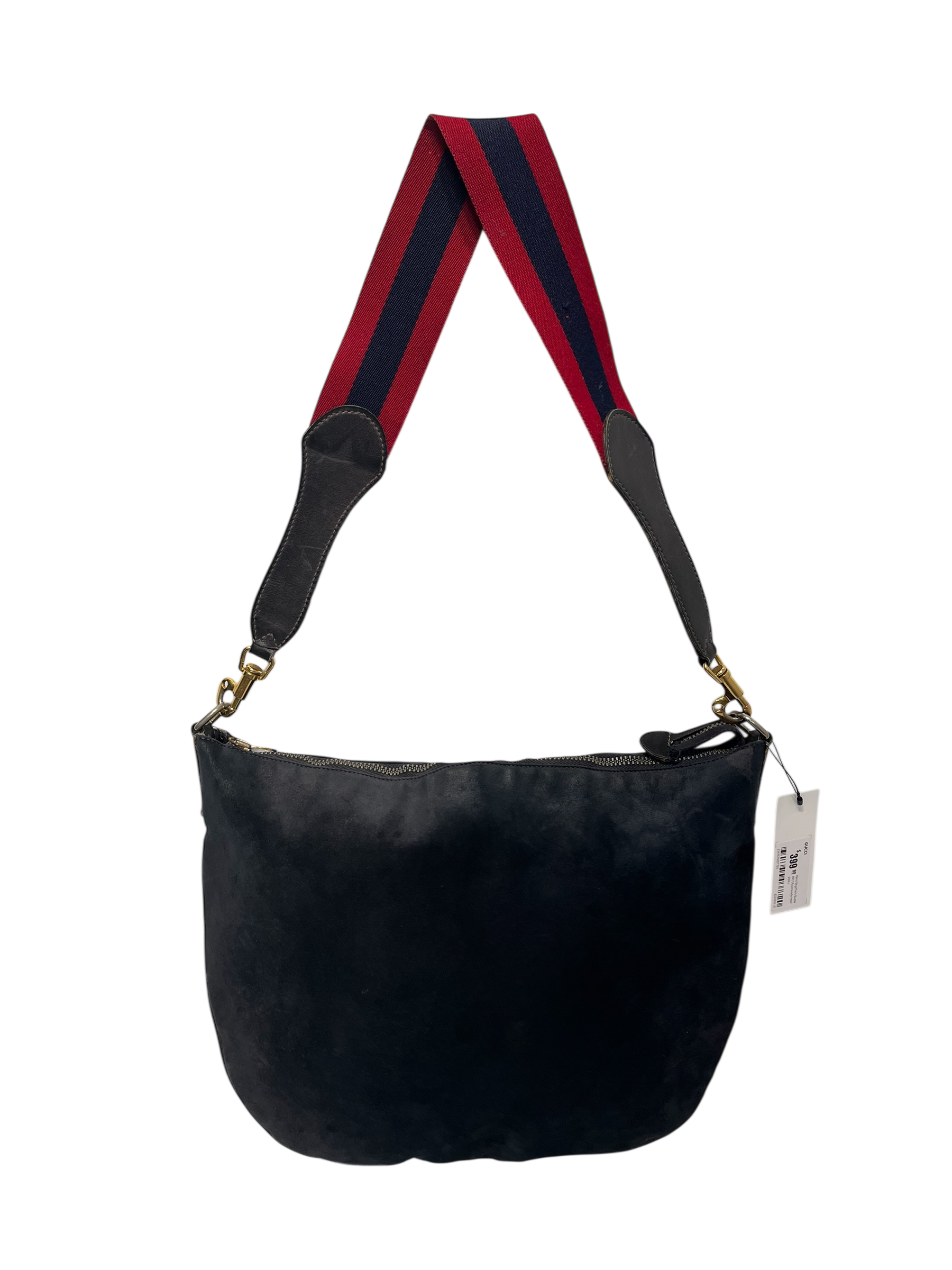 GUCCI/Hand Bag/Suede/MLT/blue suede reversible view 1