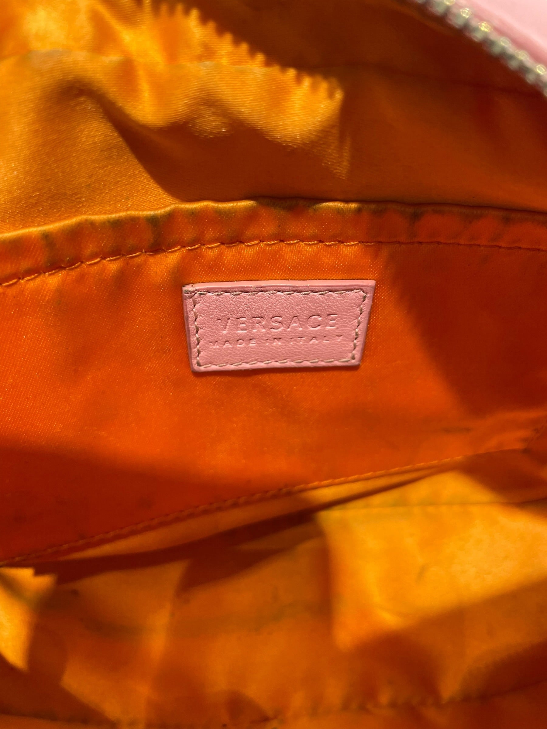 VERSACE/Cross Body Bag/Leather/PNK/MEDUSA PALAZZO CAMERA BAG view 3