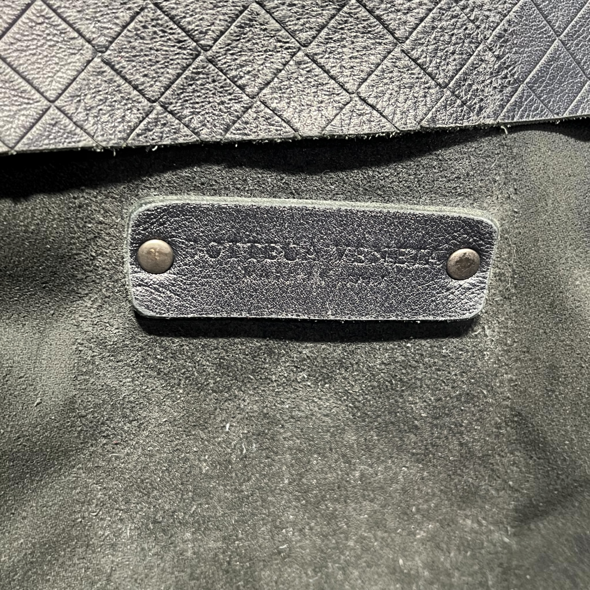 BOTTEGA VENETA/Cross Body Bag/Leather/BLK/B028256191 | SILVER RIVETS view 3