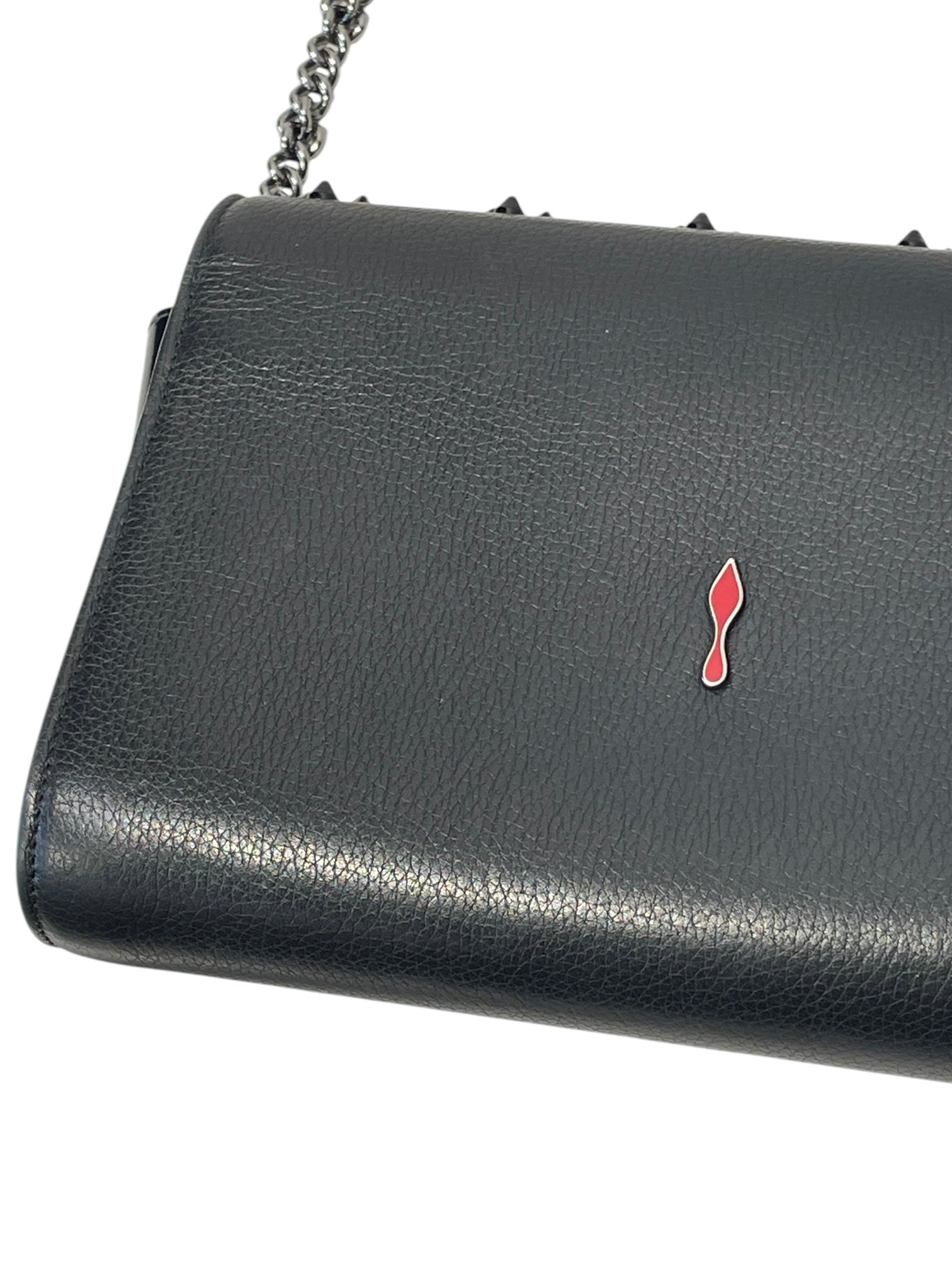Christian Louboutin/Cross Body Bag/Leather/BLK/STUDDED/DARK TONE HARDWARE view 7