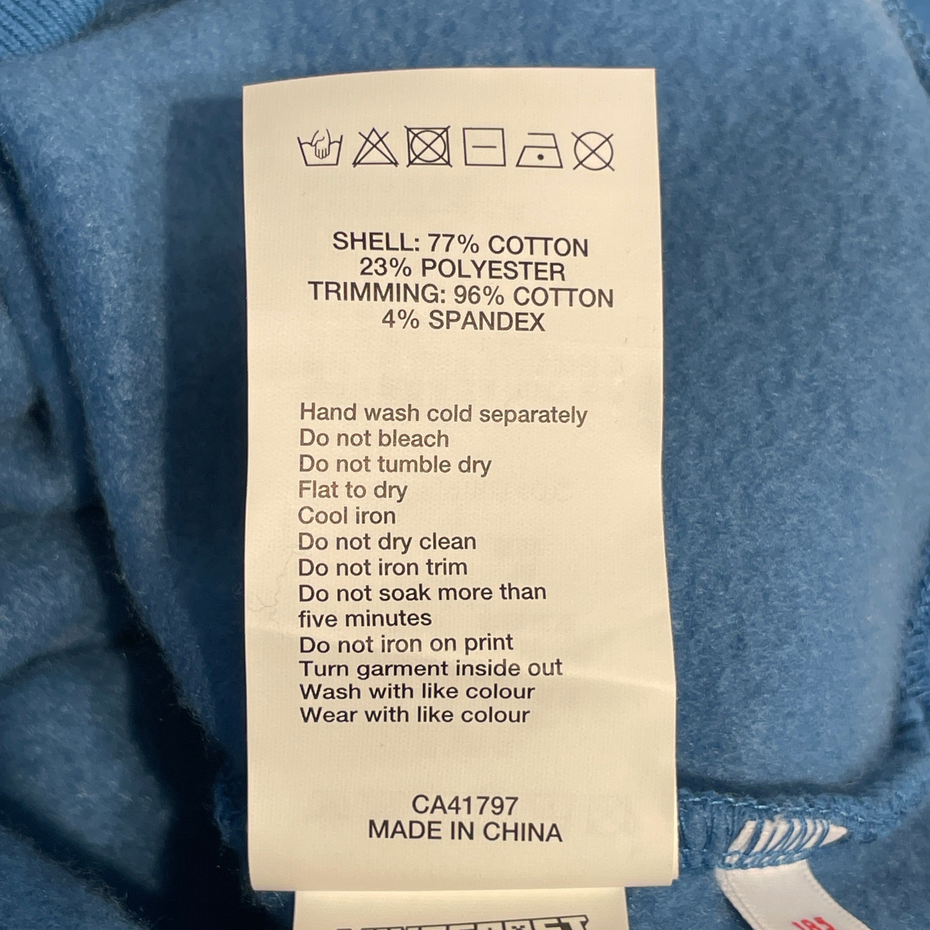 A BATHING APE/Sweatshirt/XL/Graphic/Cotton/BLU/minecraft view 3