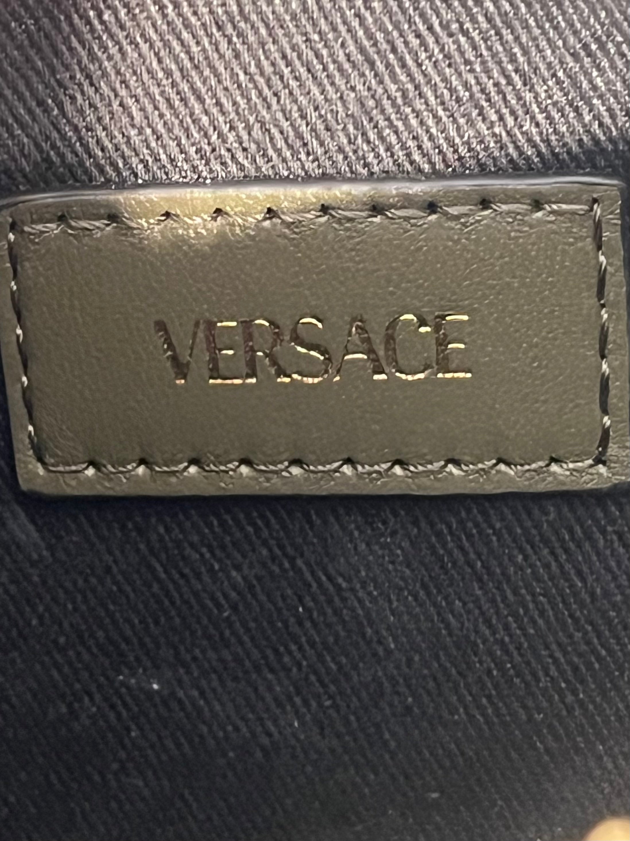 VERSACE/Cross Body Bag/Leather/GRN/QUILTED view 6