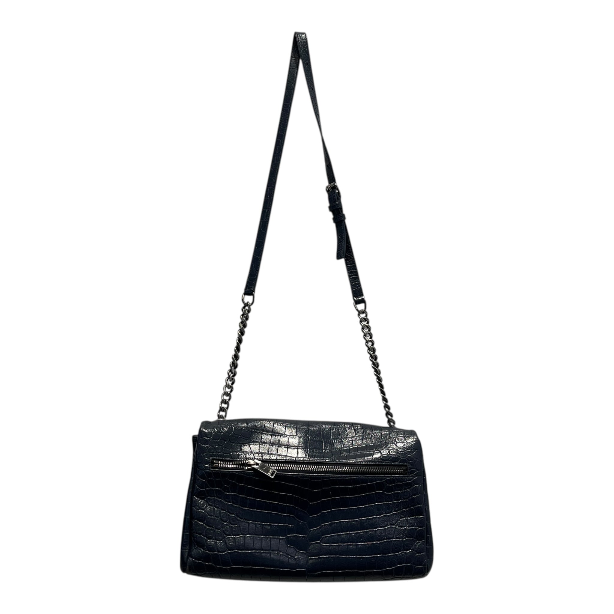 YVES SAINT LAURENT/Cross Body Bag/Animal Pattern/Leather/NVY/Leather Sunset Medium Bag view 2