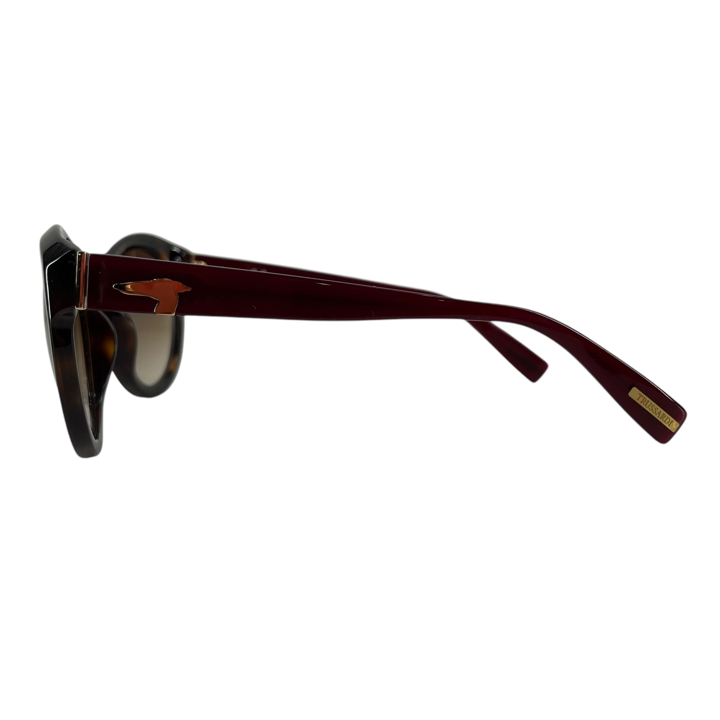 TRUSSARDI/Sunglasses/Celluloid/BRD/ROUND LENS view 3