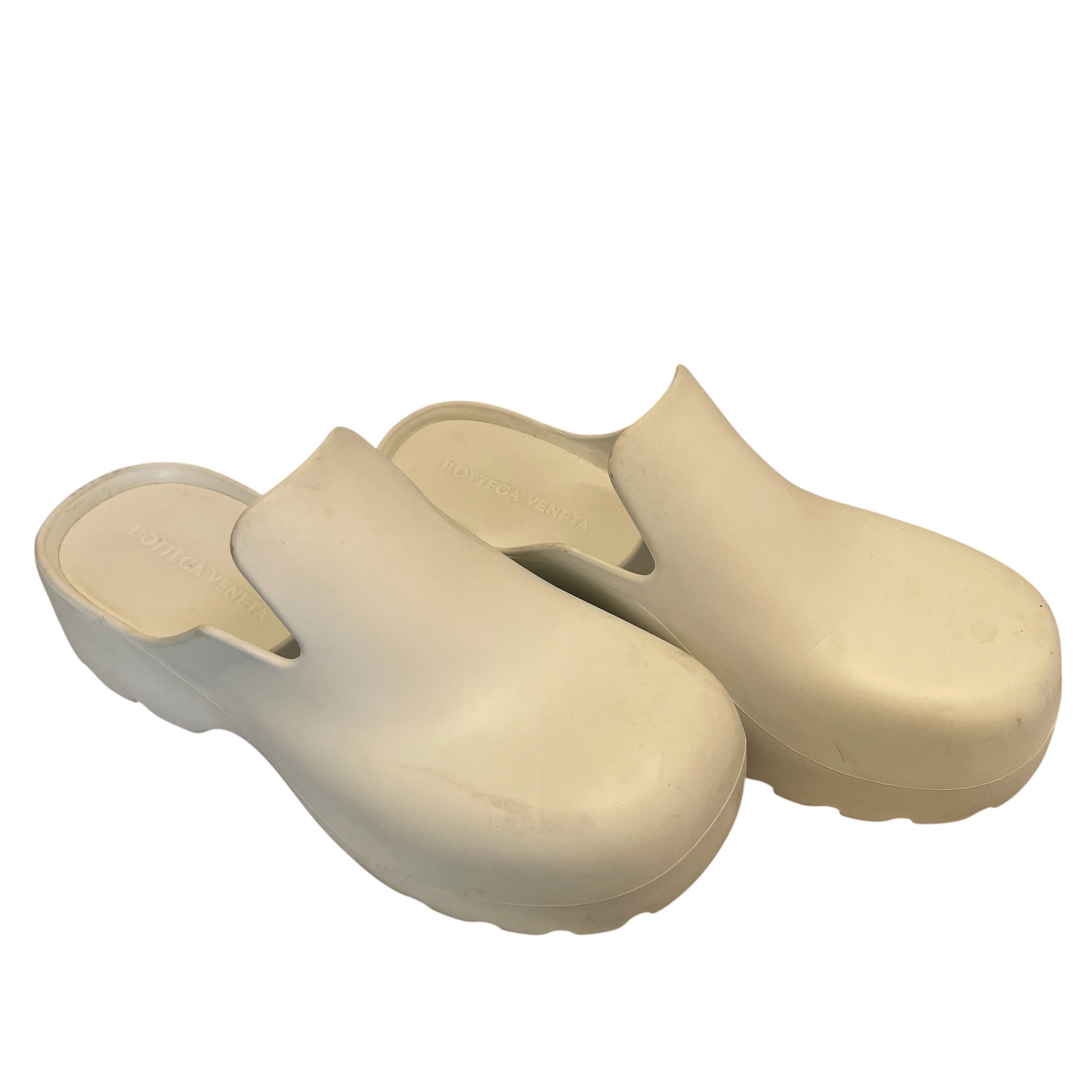 BOTTEGA VENETA/Shoes/EU 41/WHT/RUBBER FLASH CLOG view 1