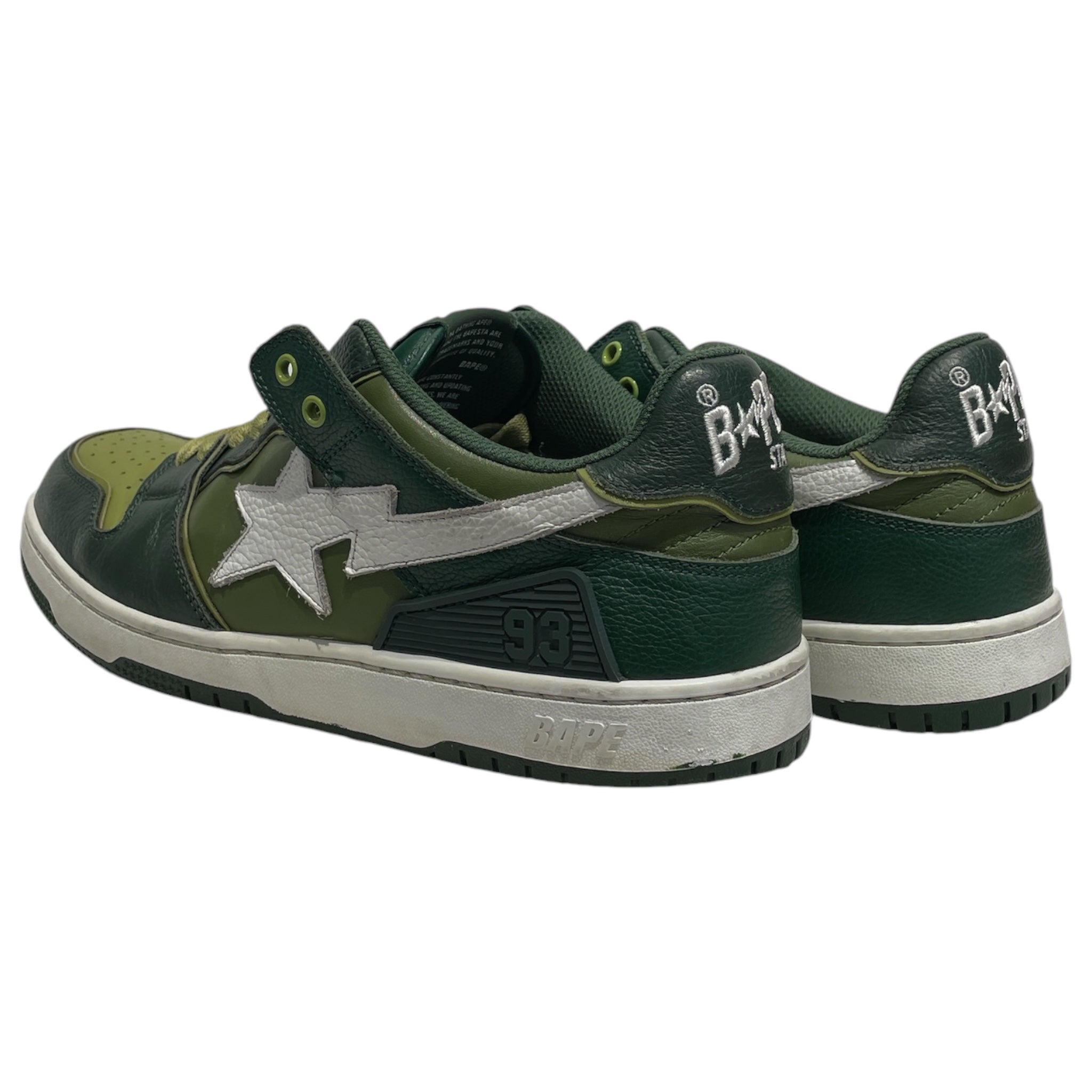 BAPE STA!/Low-Sneakers/US 11/GRN/0ZXSHM191024K view 2