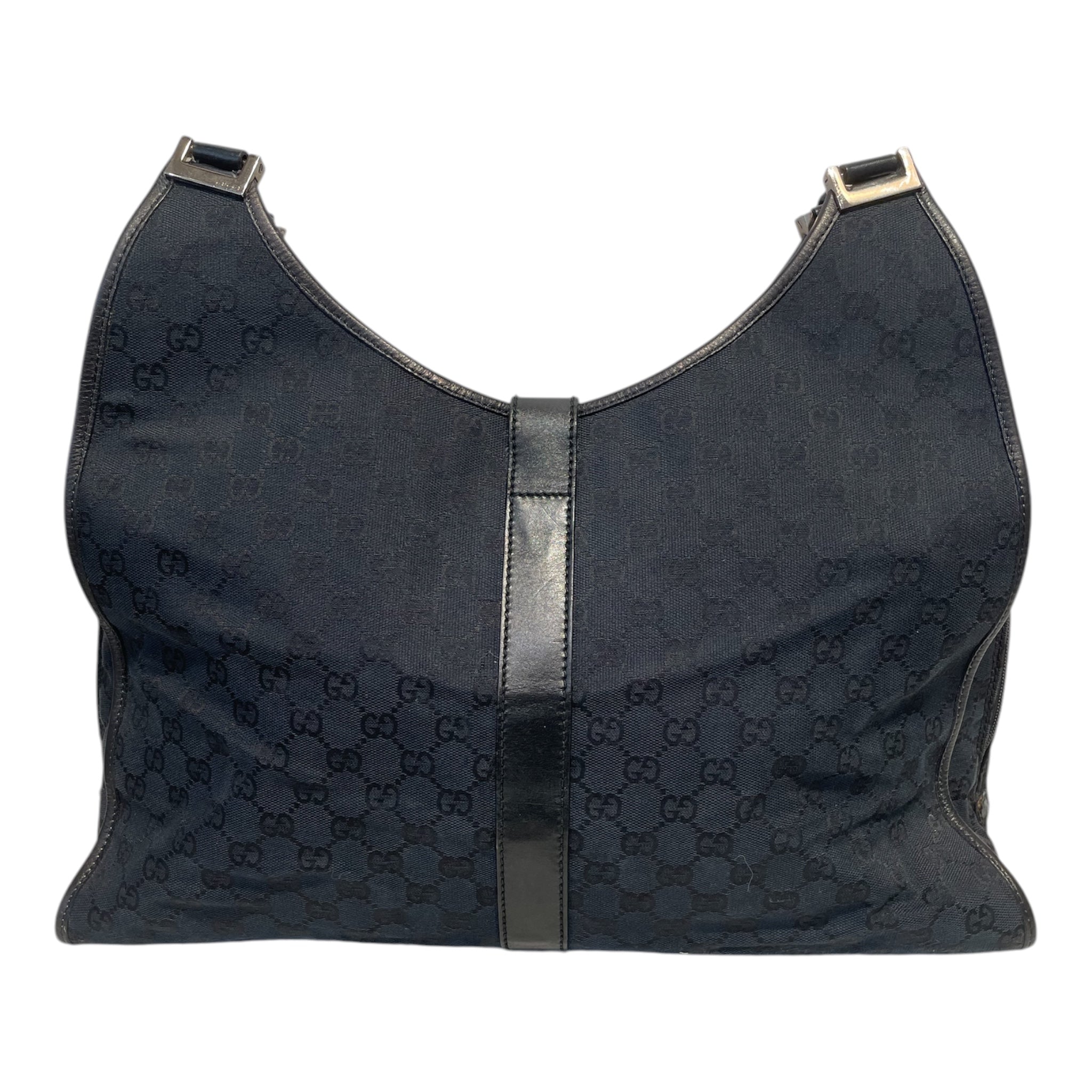 GUCCI/Bag/Monogram/Cotton/BLK/GUCCI JACKIE BRANDOT LARGE view 2