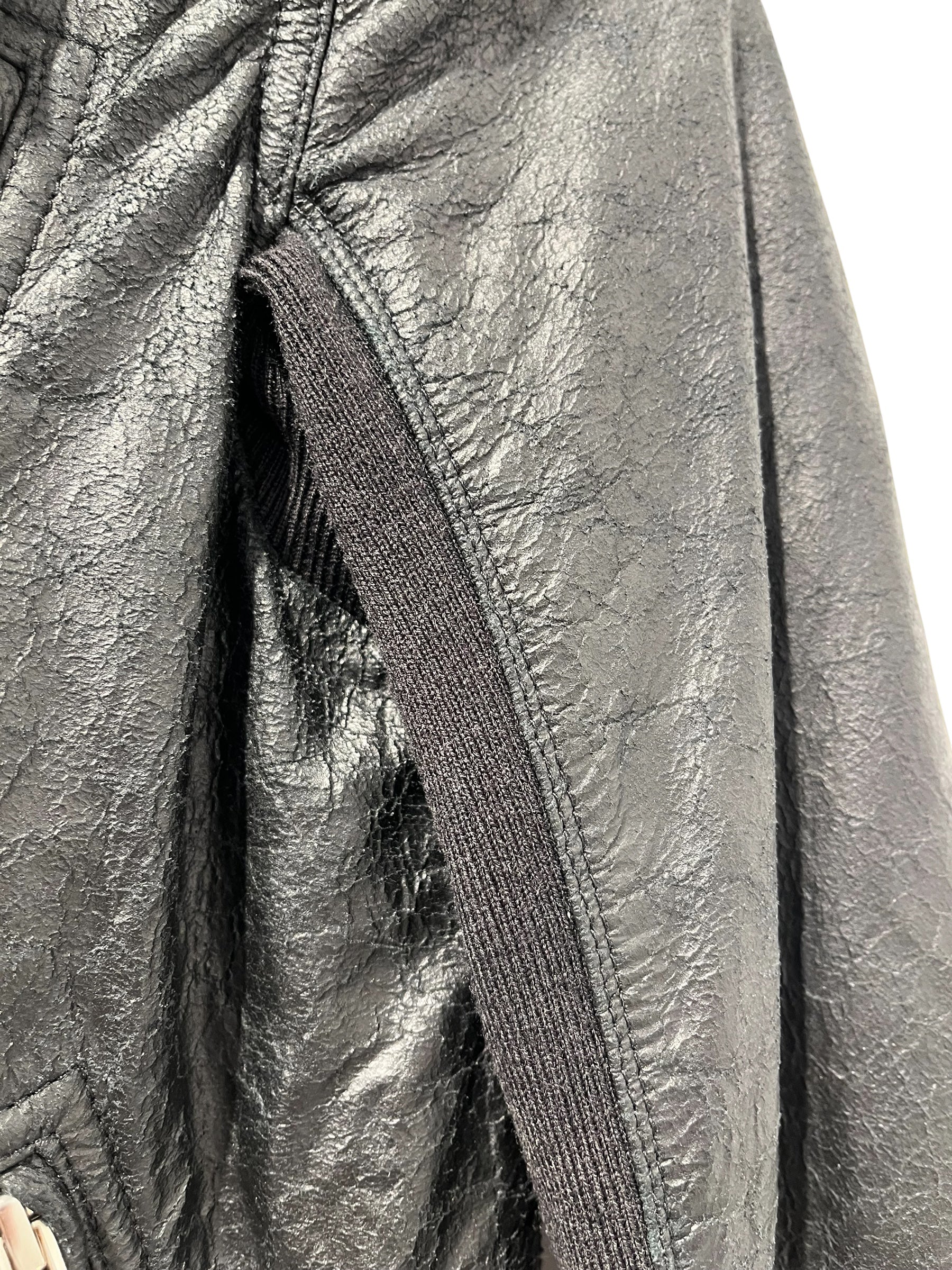 Rick Owens/Leather Jkt/6/Leather/BLK/RP15F1703-LD view 8
