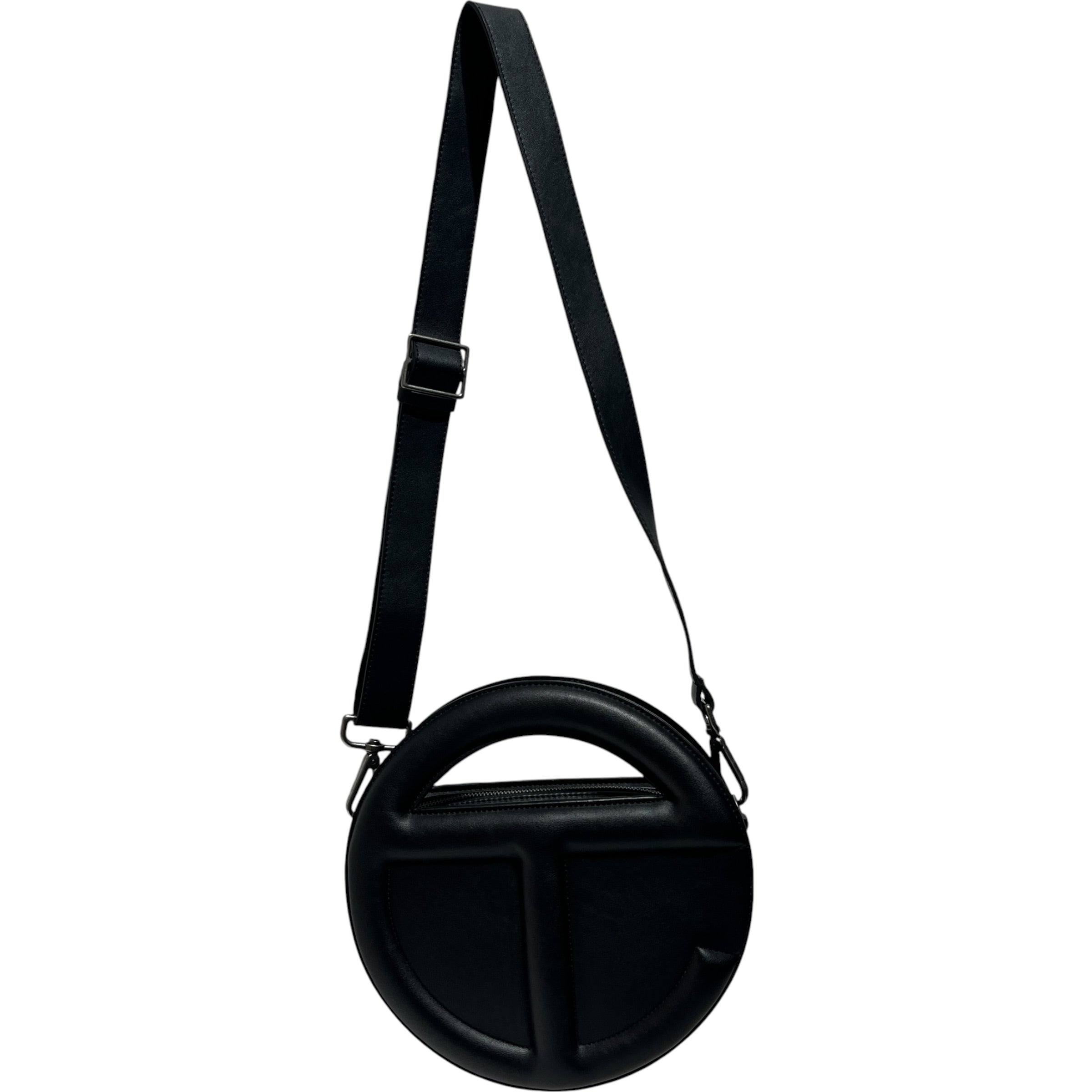 Telfar/Hand Bag/Faux Leather/BLK/Circle Logo Top Handle view 3
