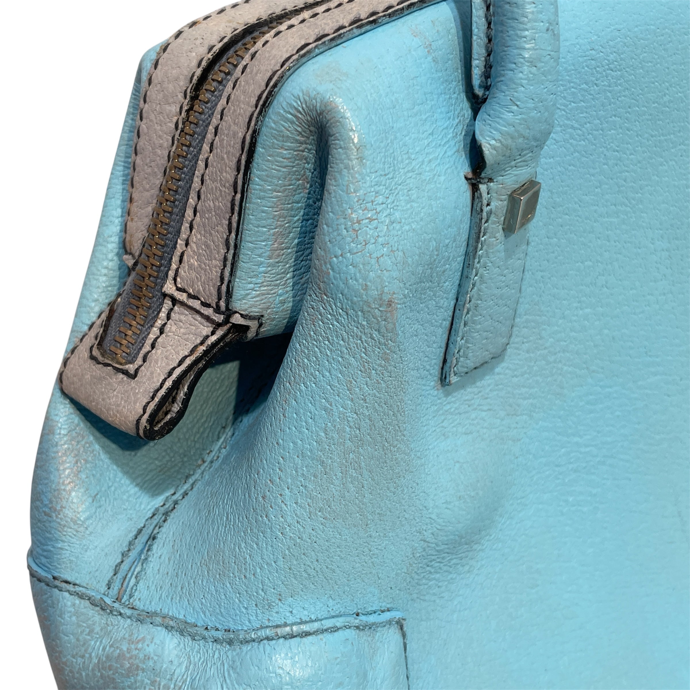 Salvatore Ferragamo/Tote Bag/Leather/BLU/Leather Top Handle Plain Bag view 7