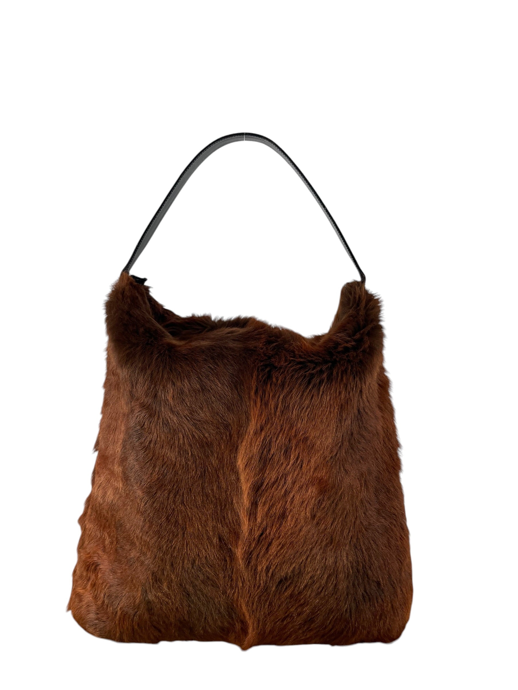 DOLCE&GABBANA/Tote Bag/Fur/BRW/BROWN FUR BOHO TOTE view 3