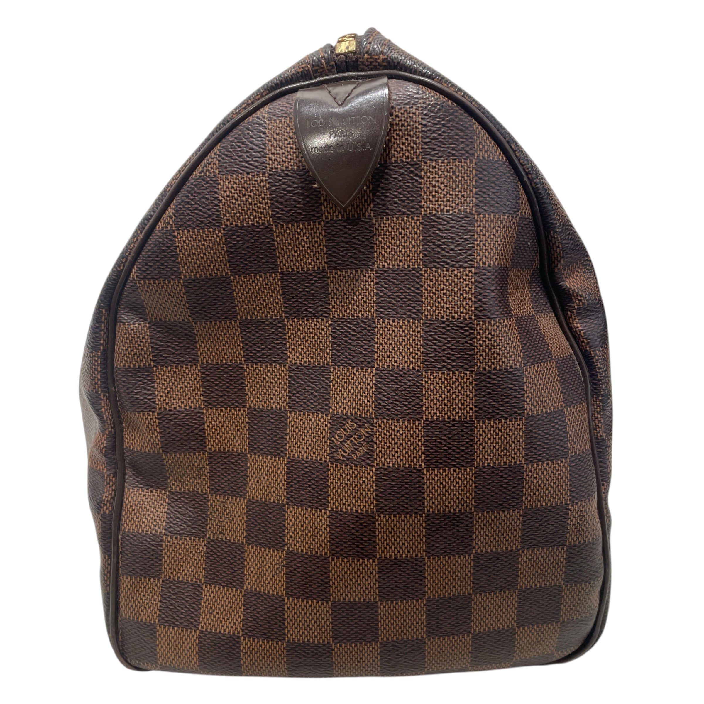 LOUIS VUITTON/Boston Bag/Monogram/Leather/BRW/Damier Ebene Speedy 30 view 4