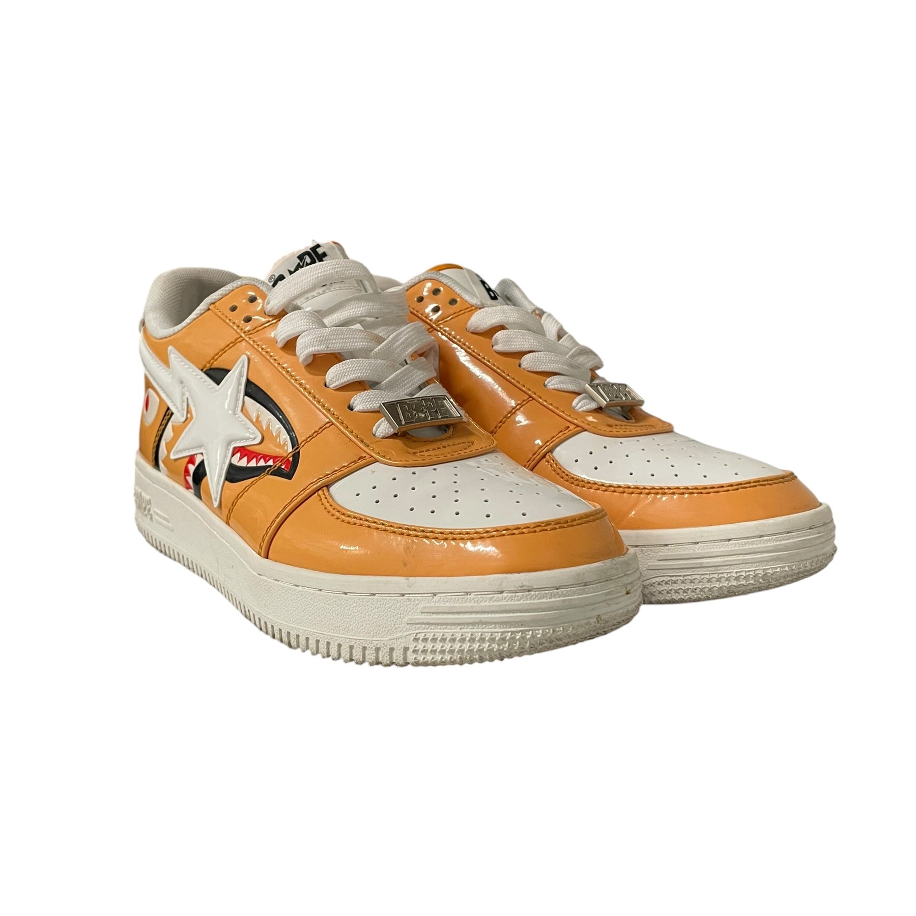 BAPE STA!/Low-Sneakers/US 8/Leather/ORN/