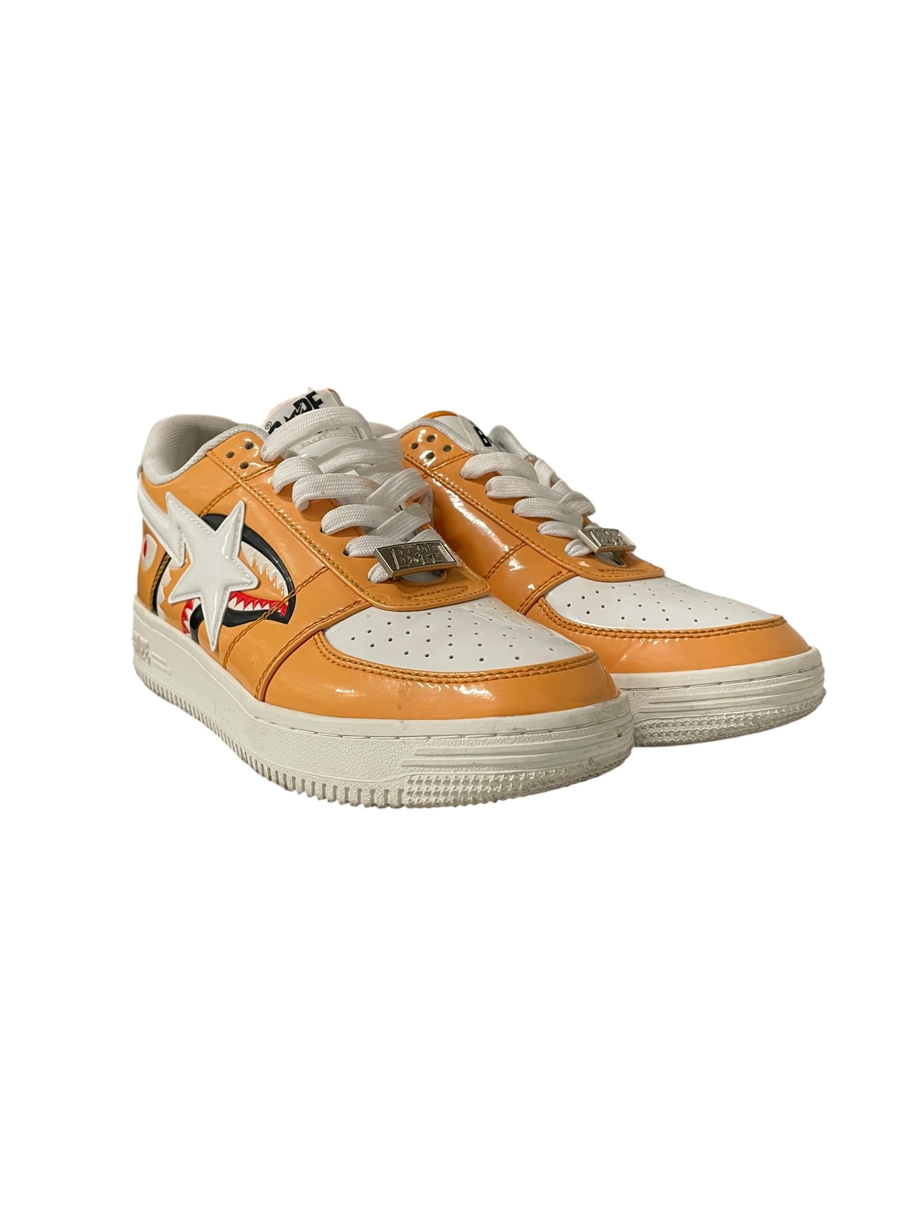 BAPE STA!/Low-Sneakers/US 8/Leather/ORN/ view 1