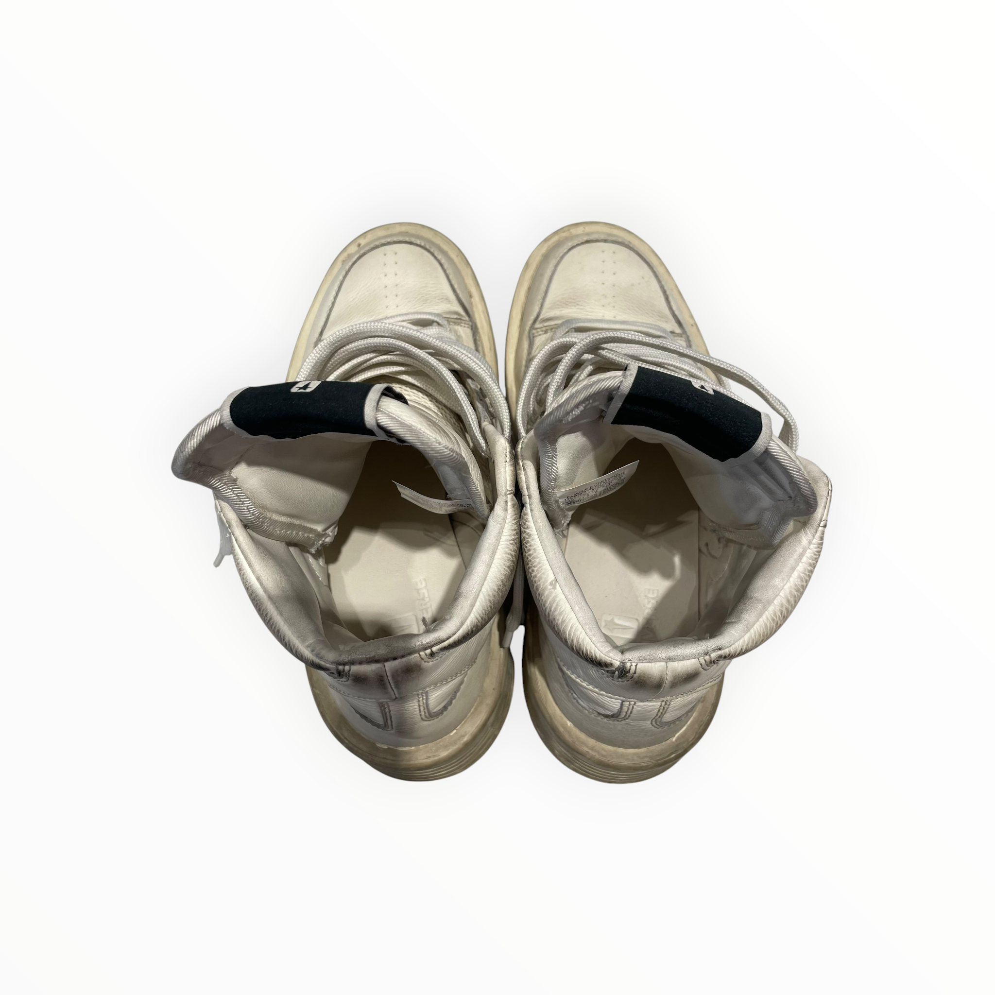 Rick Owens/Hi-Sneakers/US 10/Leather/WHT/DRKSHDW Converse view 3