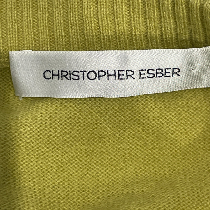 Christopher Esber/Long Skirt/XS/Cotton/GRN/Cashmere LS