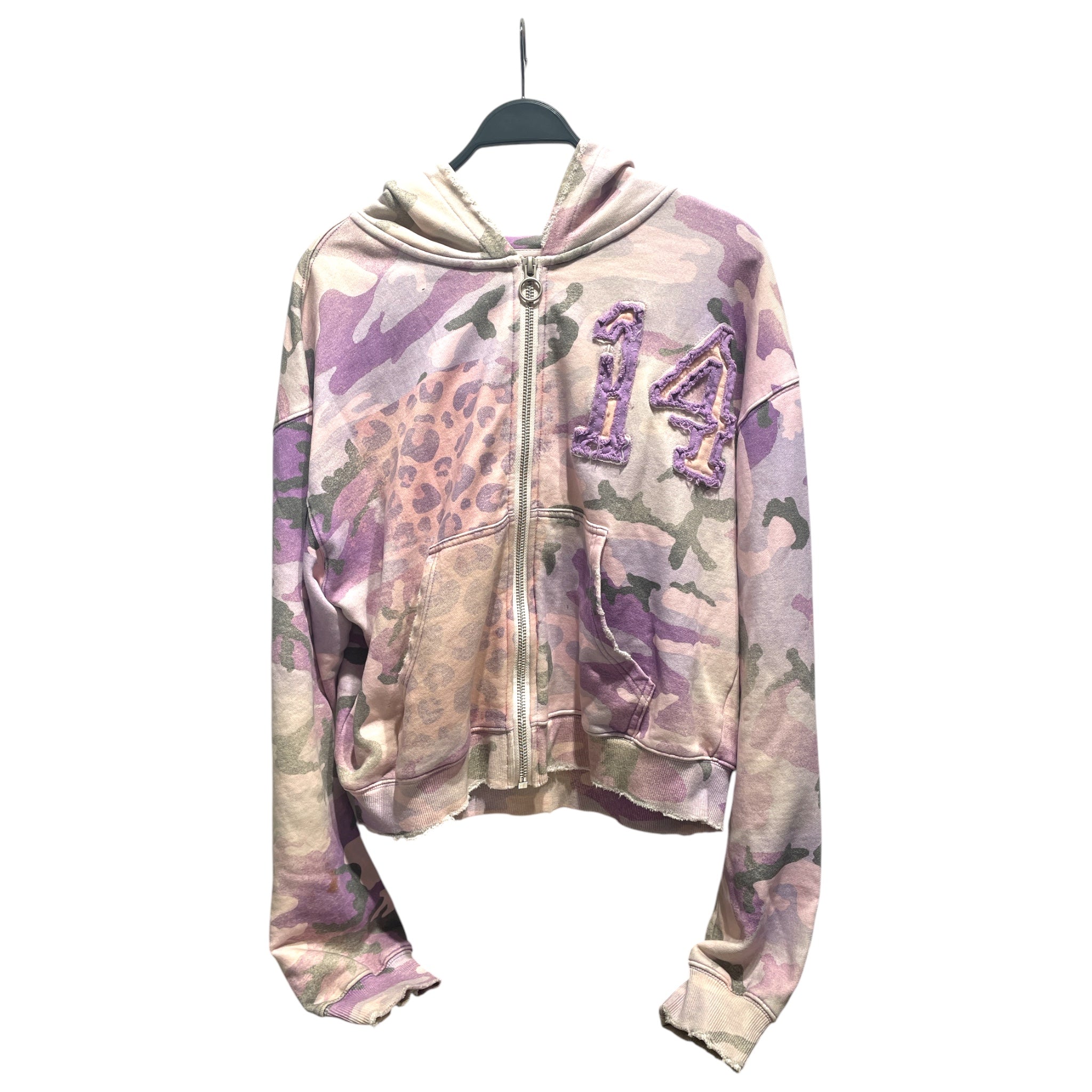 Vale/Zip Up Hoodie/S/Cotton/PPL/tie dye  hoodie view 1