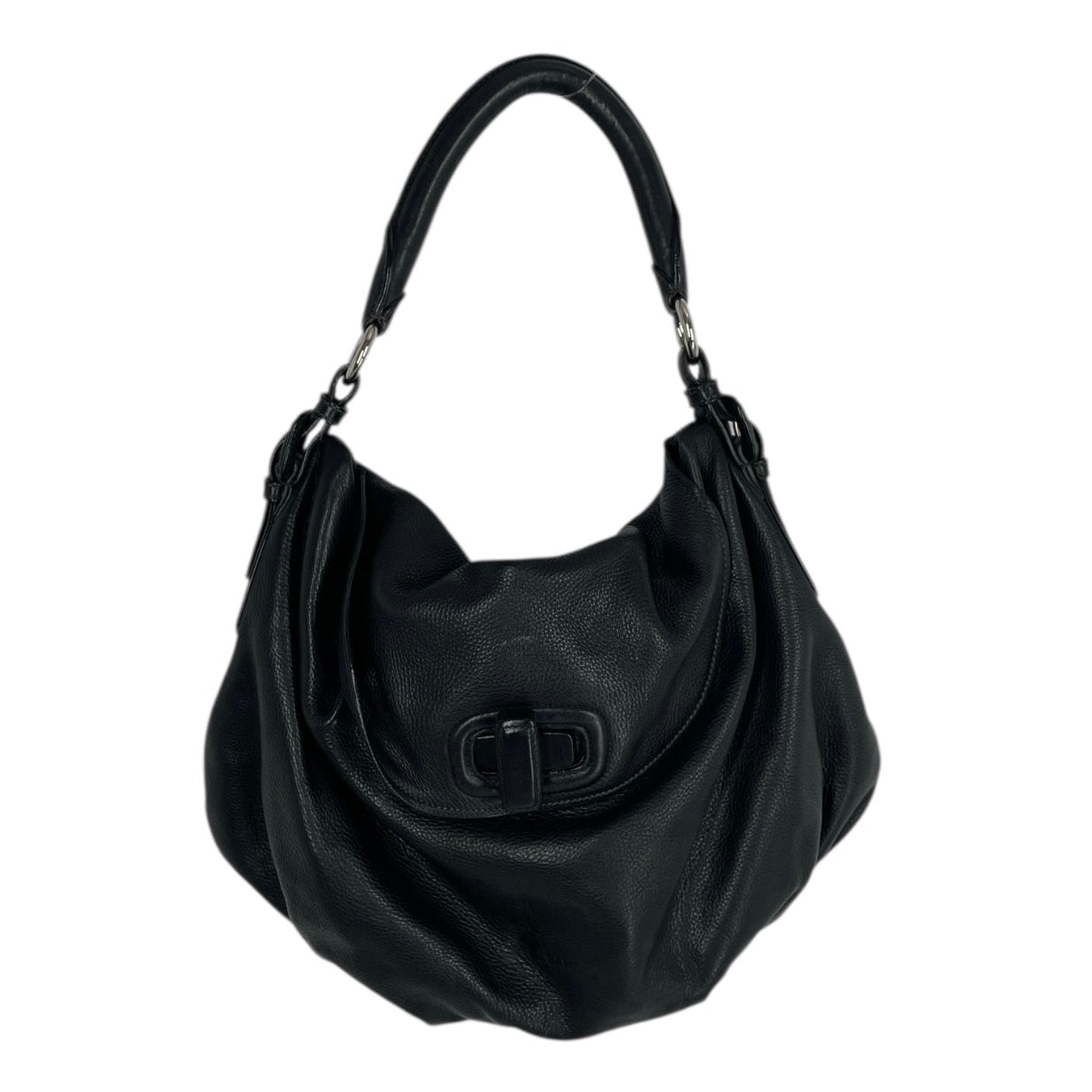 JIL SANDER/Hand Bag/Leather/BLK/TWIST LOCK view 1