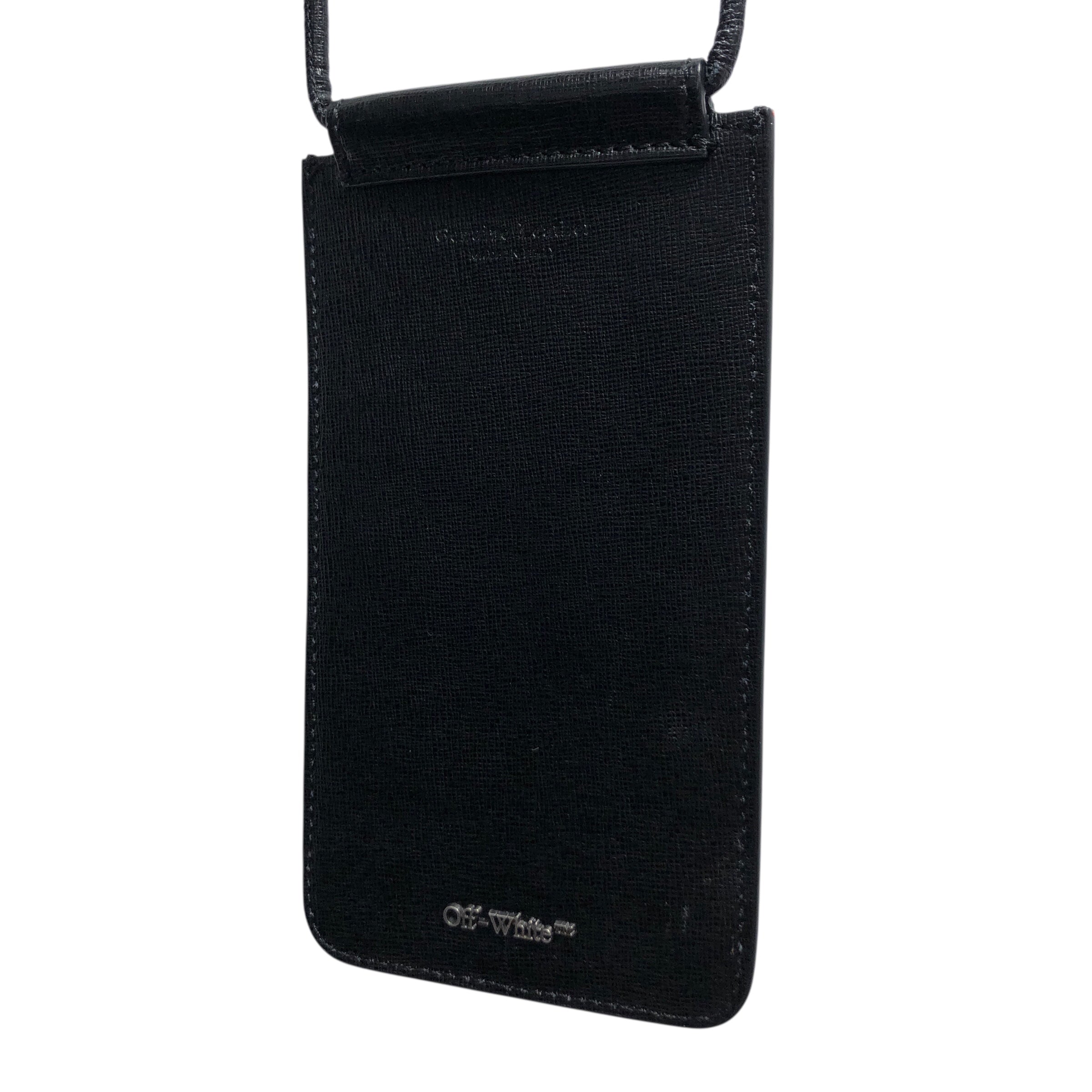 OFF-WHITE/Pouch/Stripe/Leather/BLK/ view 3