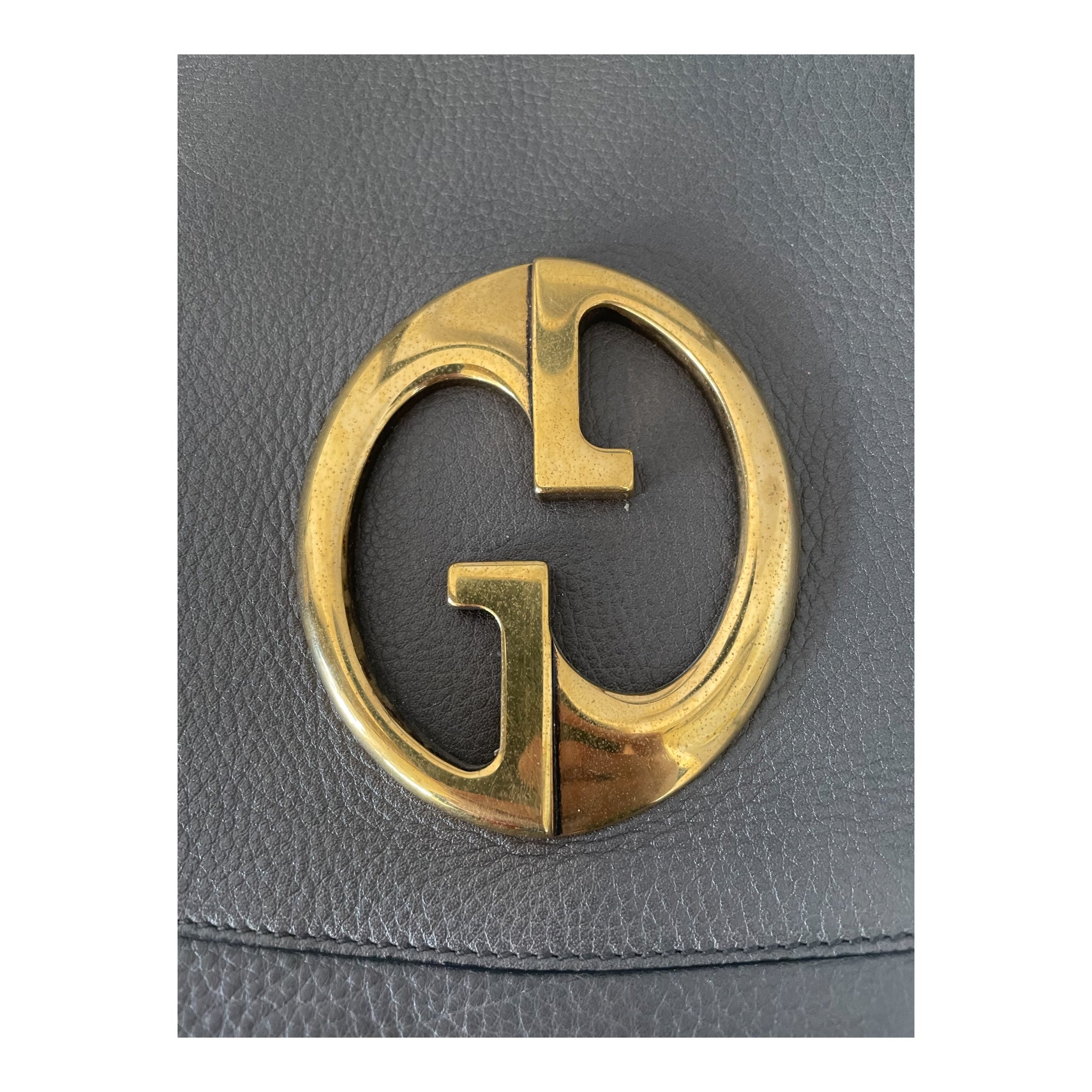 GUCCI/Tote Bag/Leather/GRY/Top Handle view 6