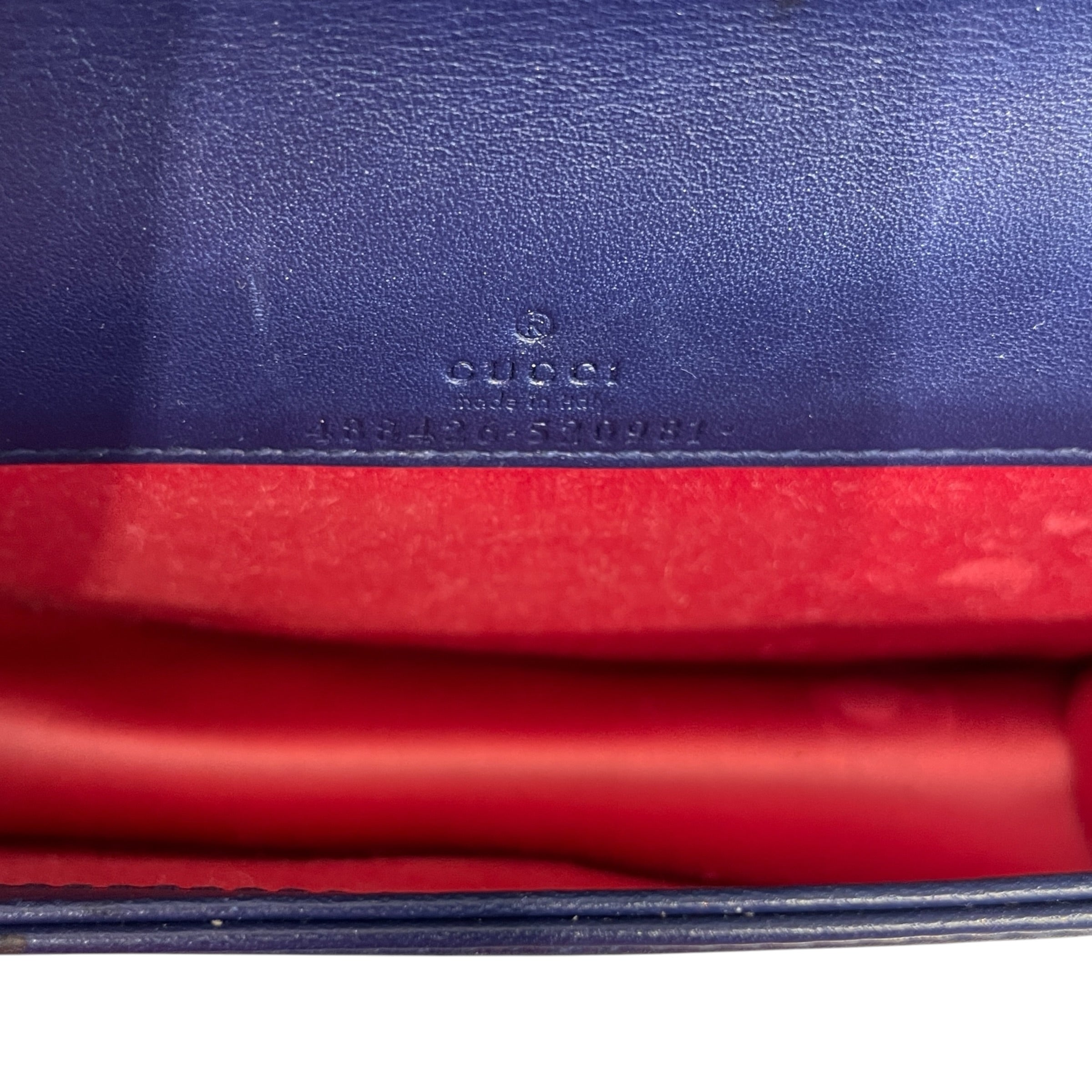GUCCI/Hand Bag/Velour/NVY/GOLD HARDWARE / BACKHEART view 7