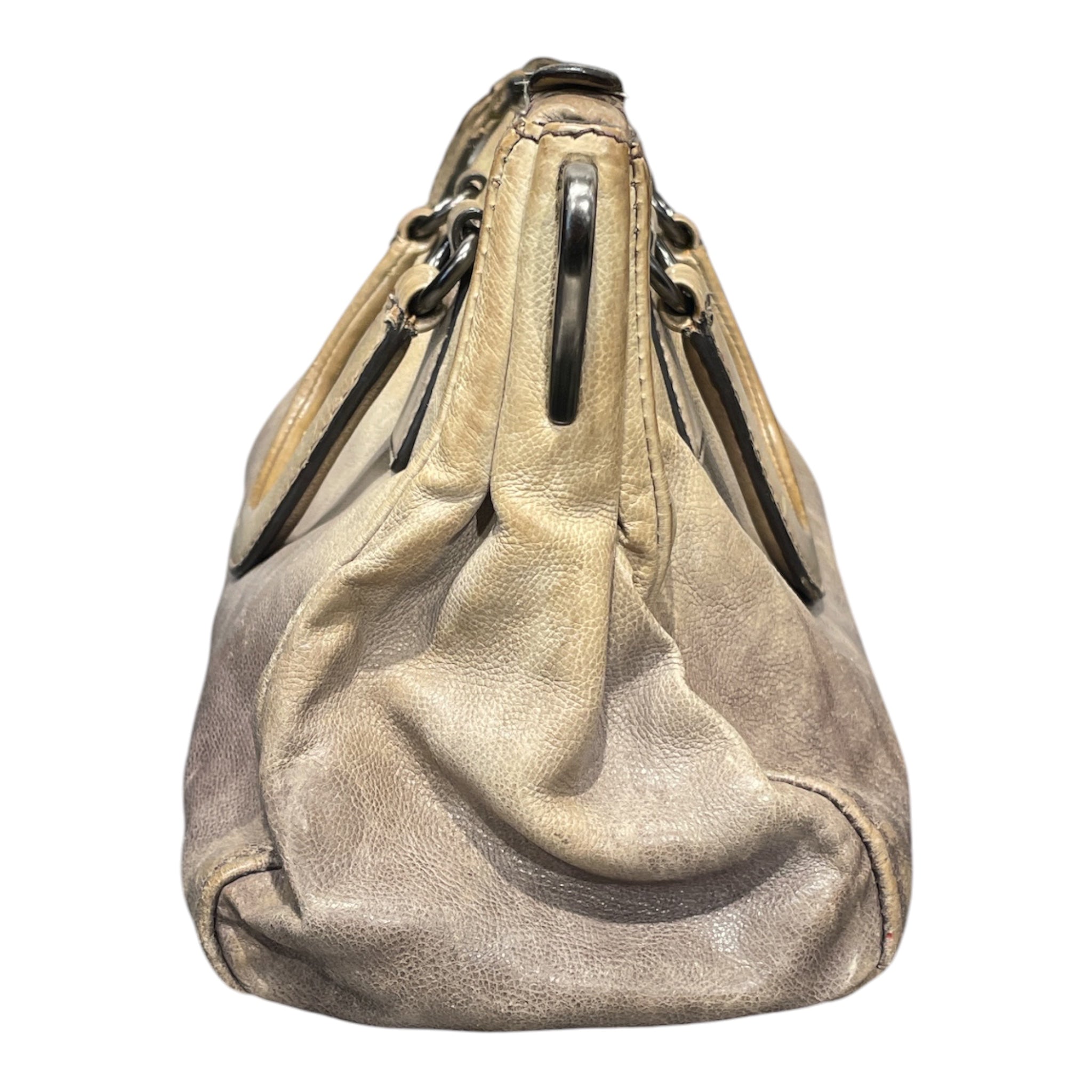 PRADA/Bag/Leather/GRY/GLACE CALF LEATHER OMBRE view 4