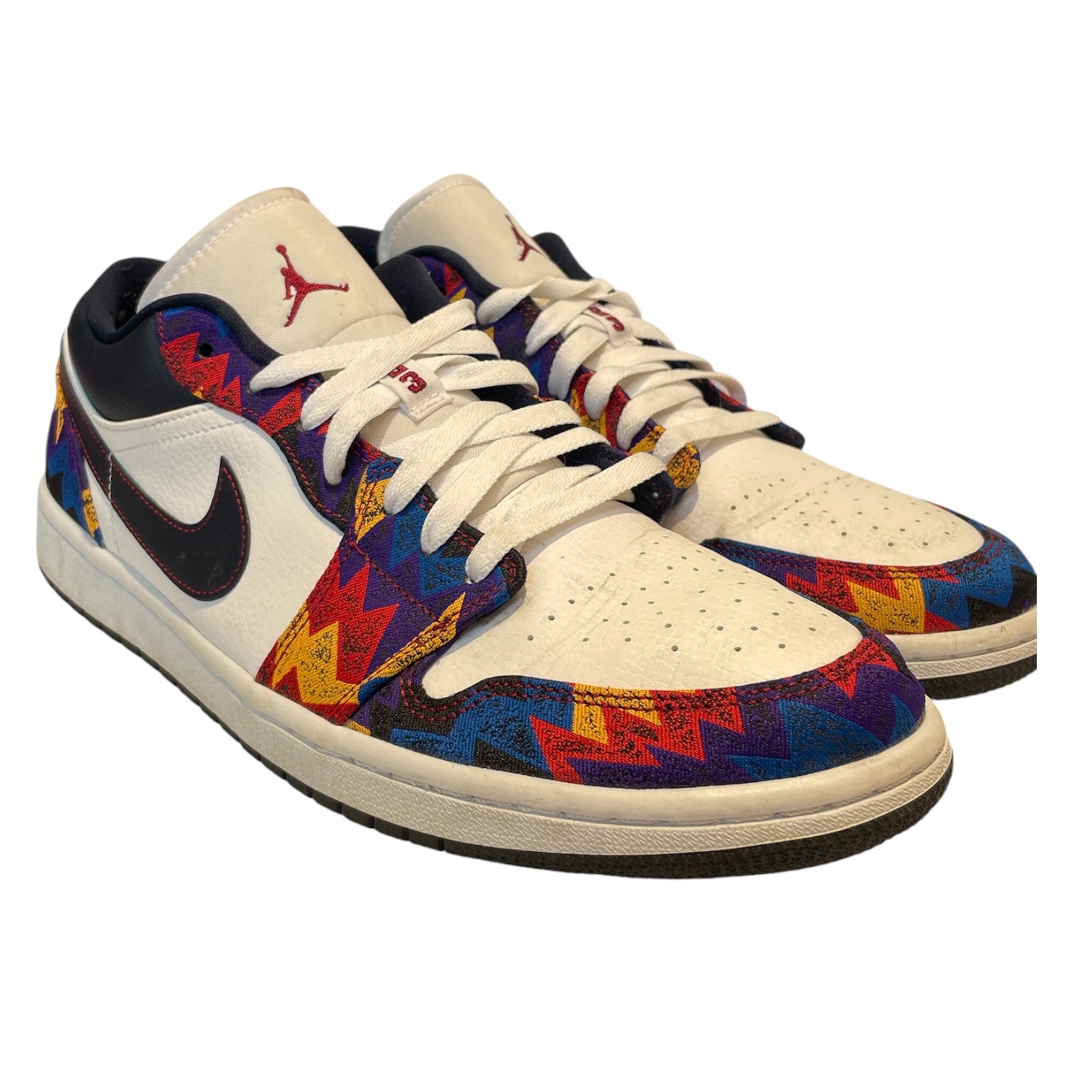 JORDAN BRAND/Low-Sneakers/US 11.5/Graphic/Cotton/MLT/TRIANGLE/JUMPMAN TONGUE view 1