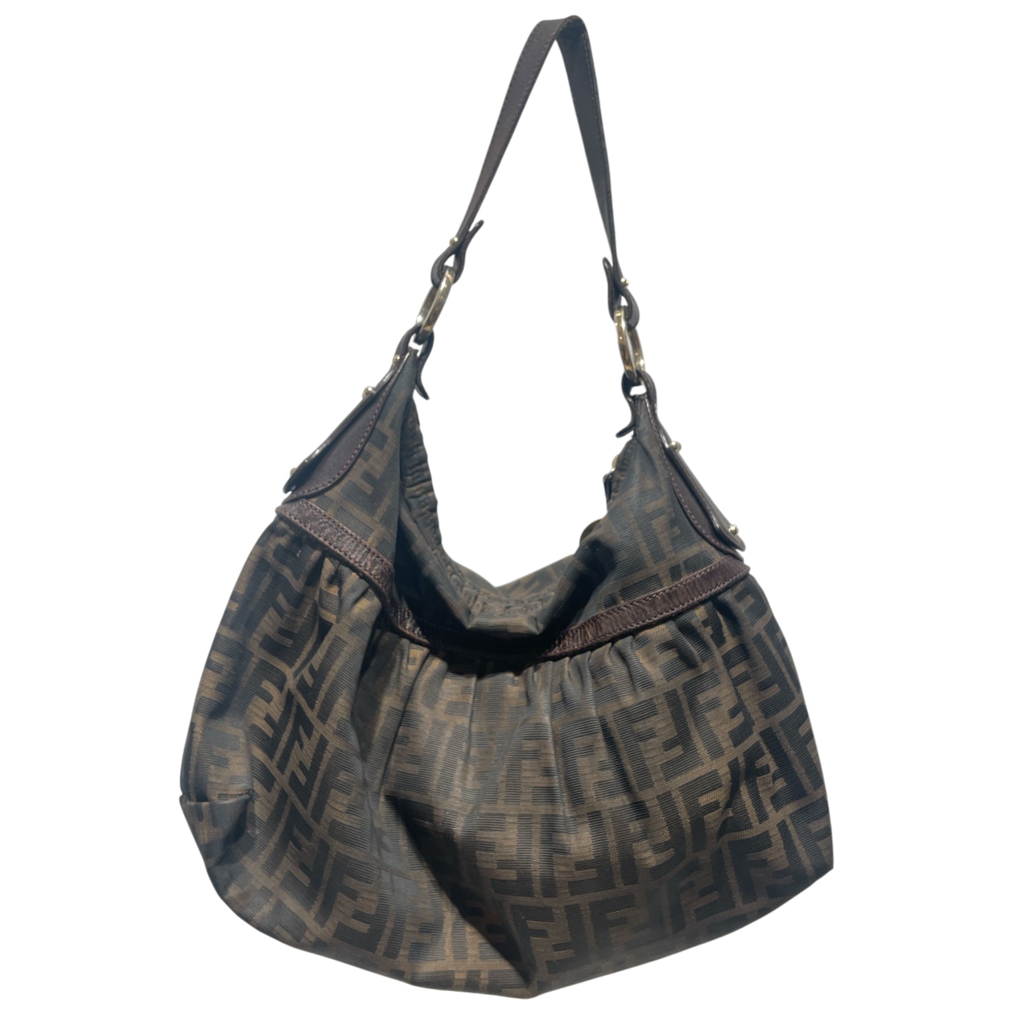 FENDI/Hand Bag/All Over Print/BRW/chef canvas bag view 2