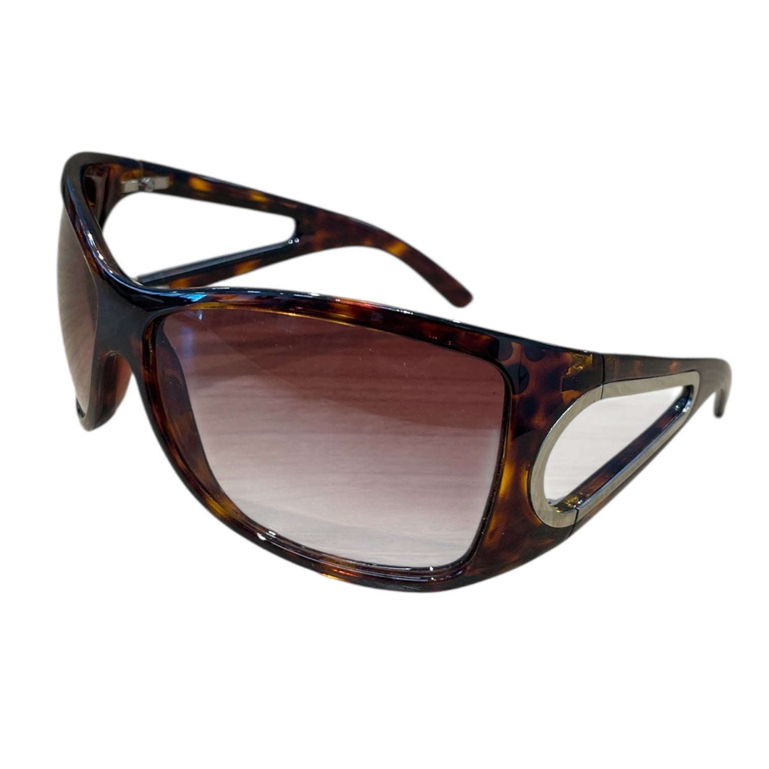 MARC JACOBS/Sunglasses/Tortoiseshell Pattern/BRW/OPEN SIDE BIG LENS view 2