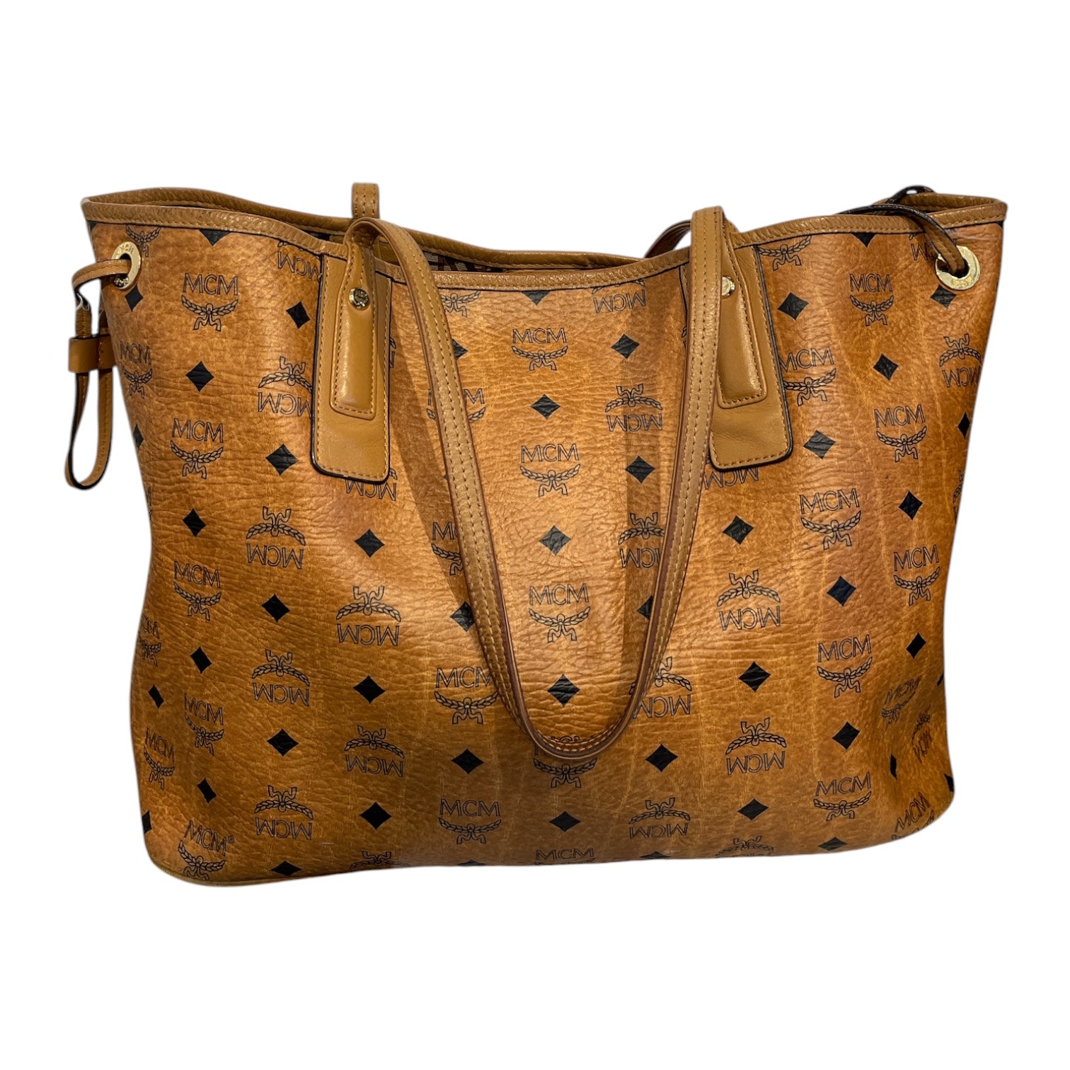 MCM/Tote Bag/Leather/BRW/ view 2