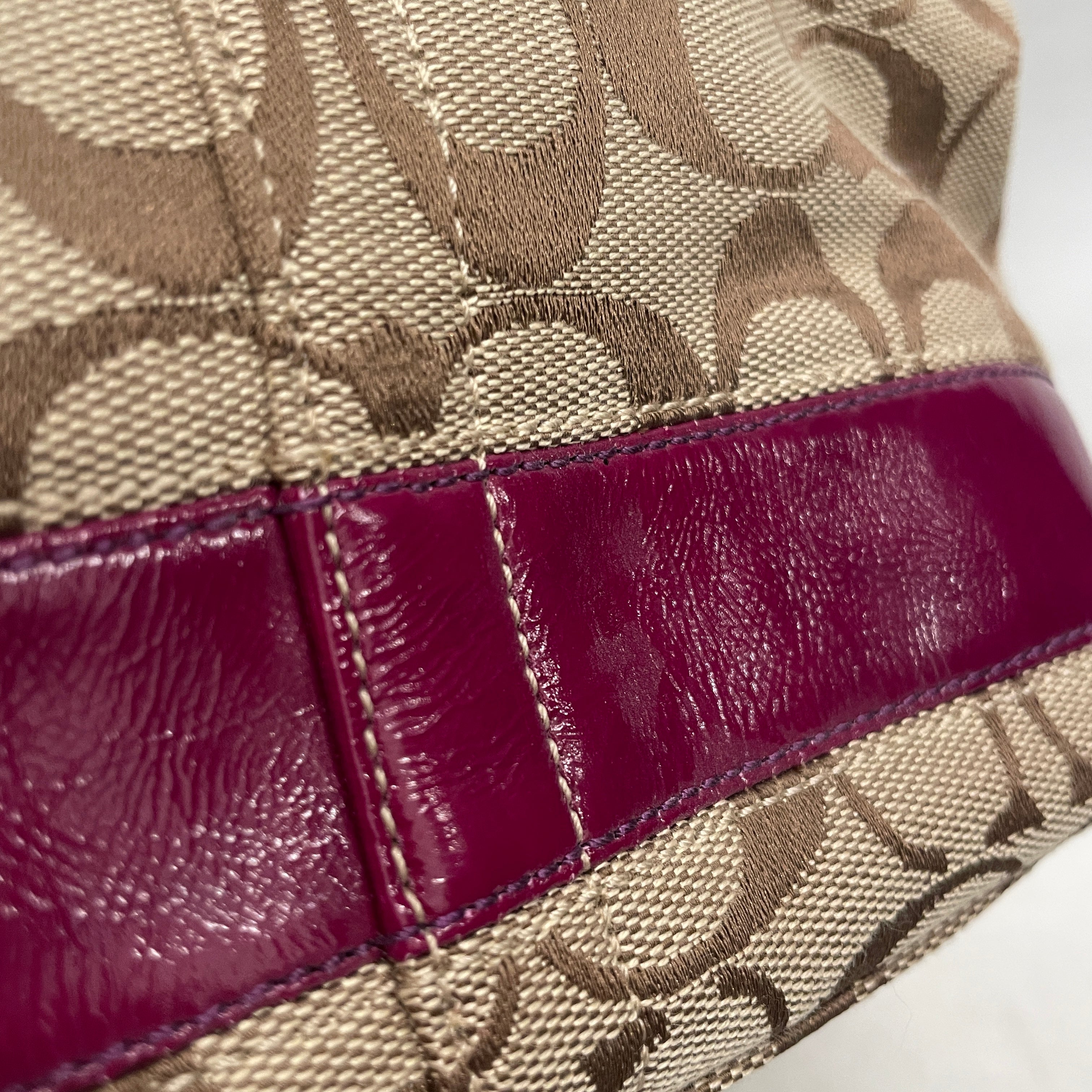 COACH/Bag/Monogram/Cotton/BRW/PLUM BAND view 5