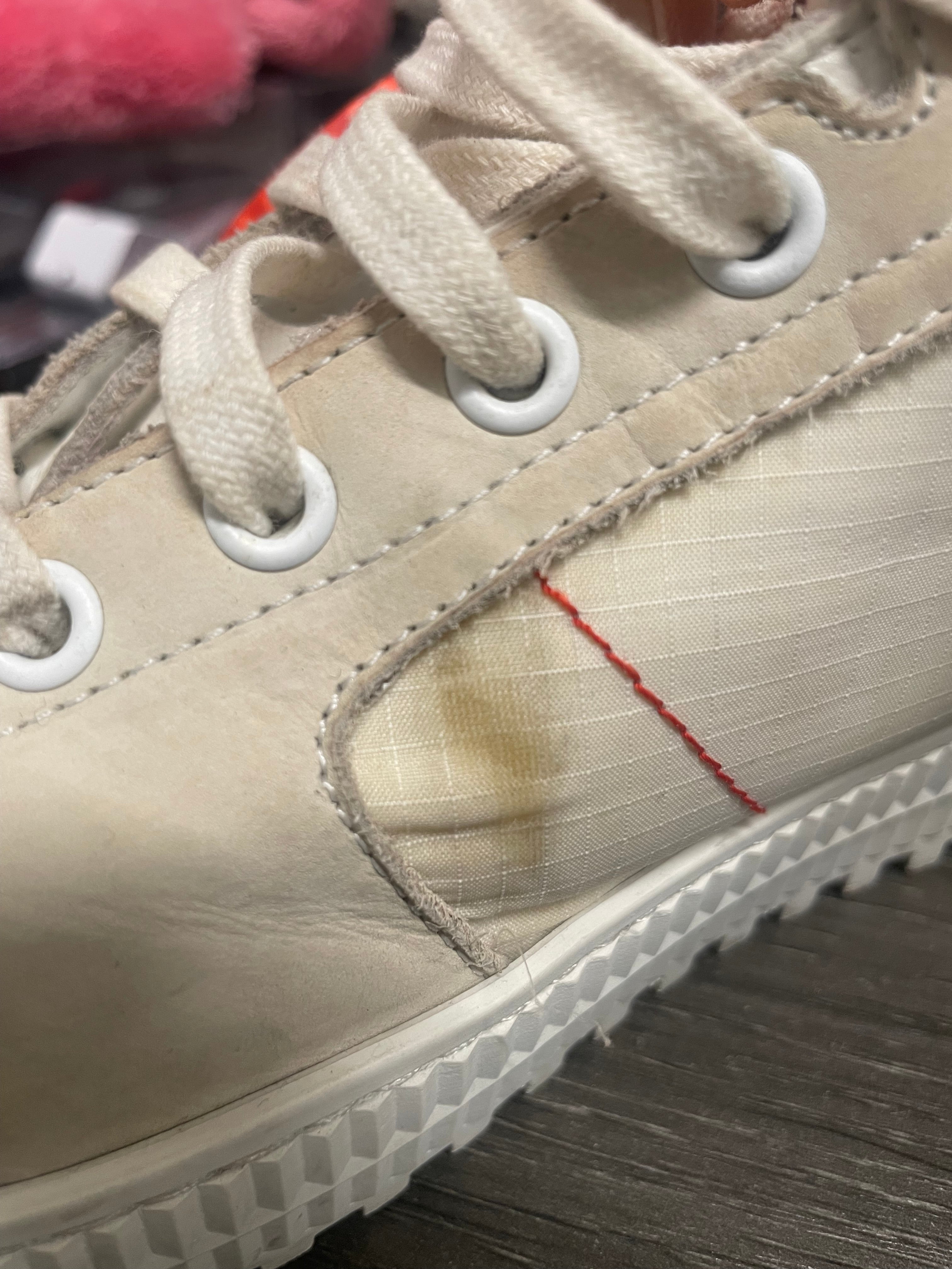 OFF-WHITE/Hi-Sneakers/EU 43/Leather/WHT/HIGHTOP RED view 5