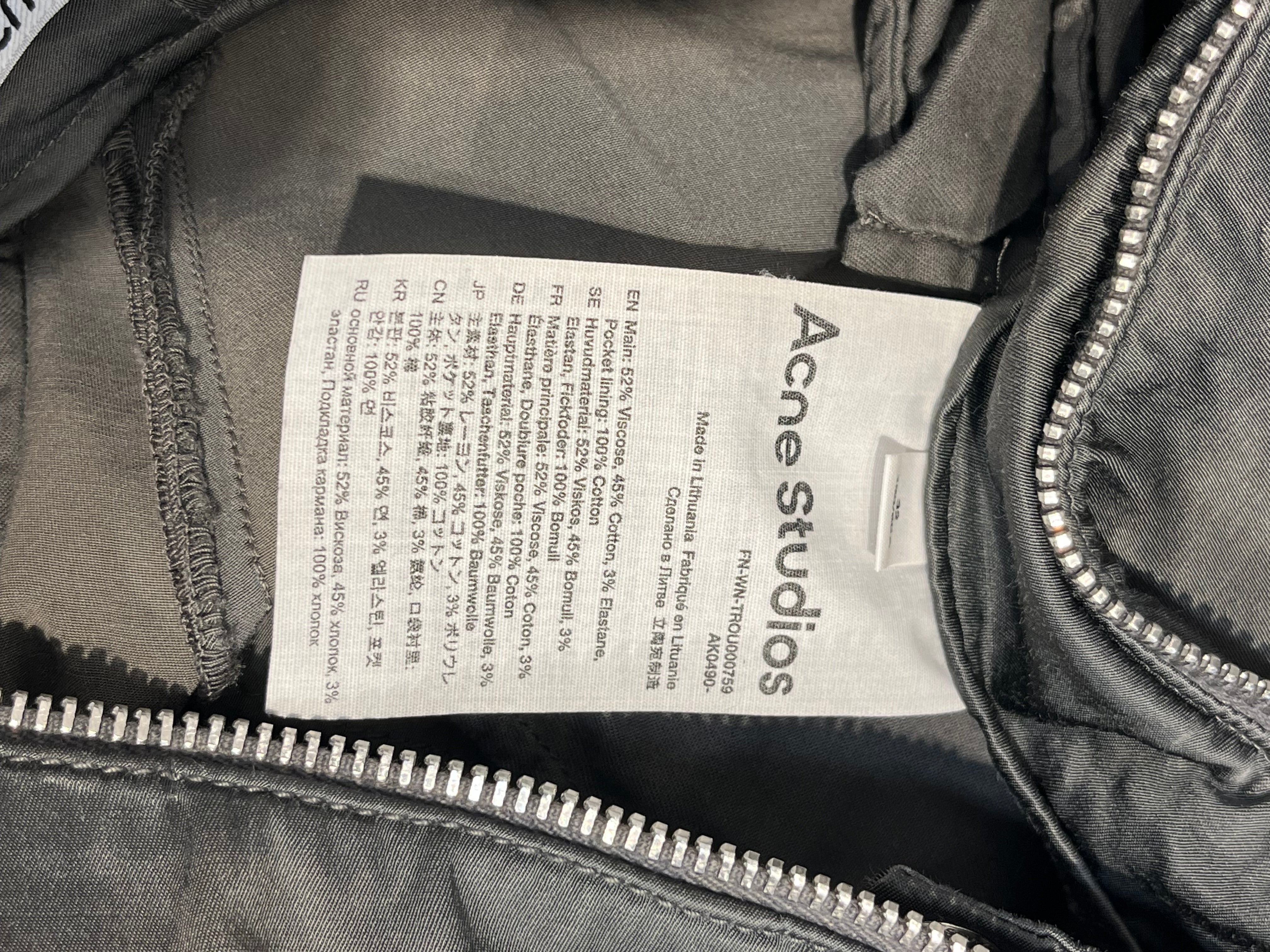 Acne Jeans/Bottoms/M/Nylon/GRY/parachute style view 4