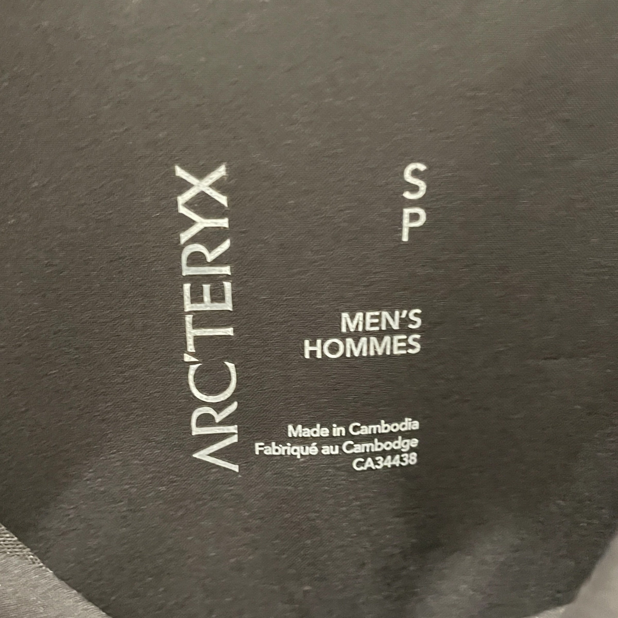 ARC'TERYX VEILANCE/LS Shirt/S/Cotton/BLK/ view 3
