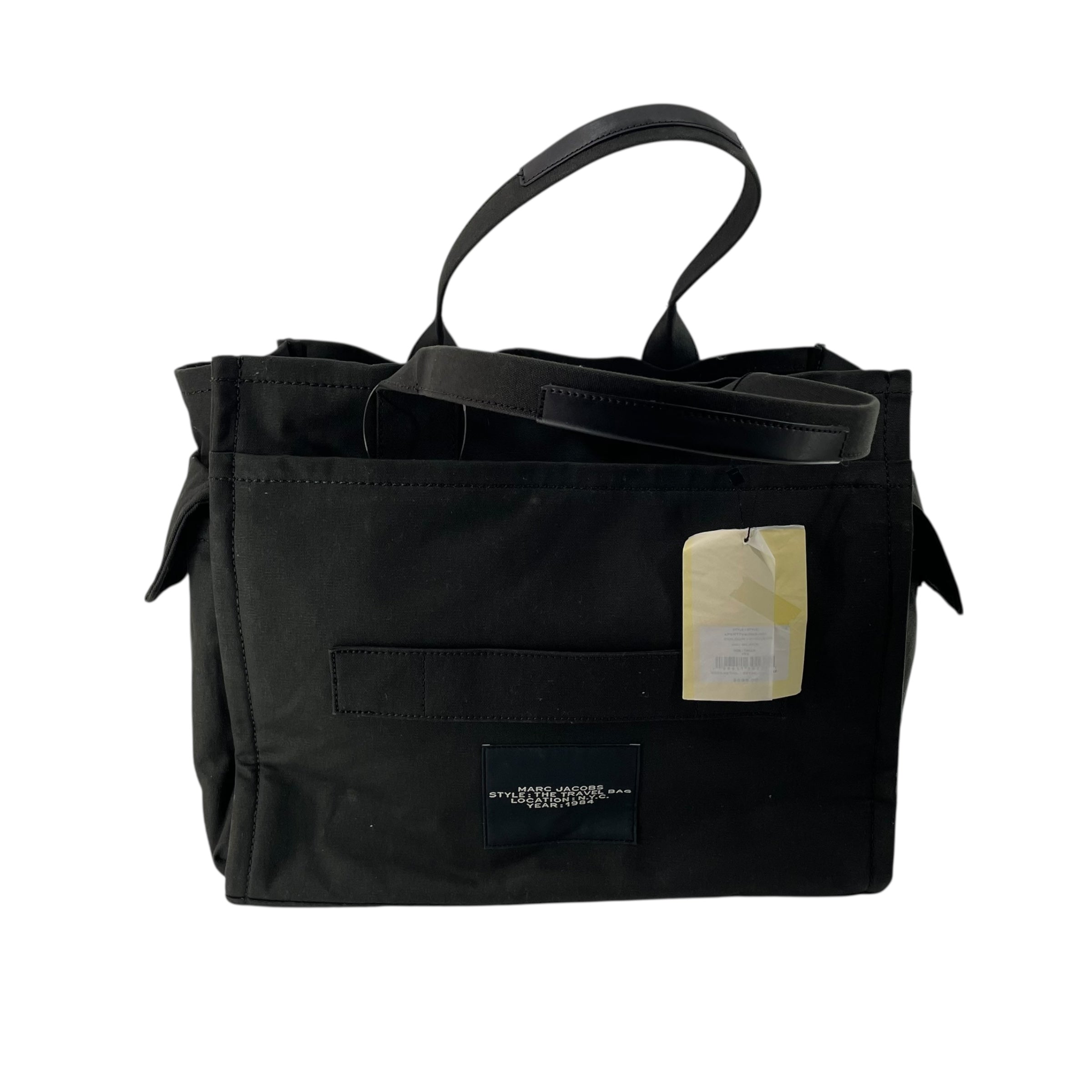 MARC JACOBS/Tote Bag/Cotton/BLK/THE TRABEL BAG view 2