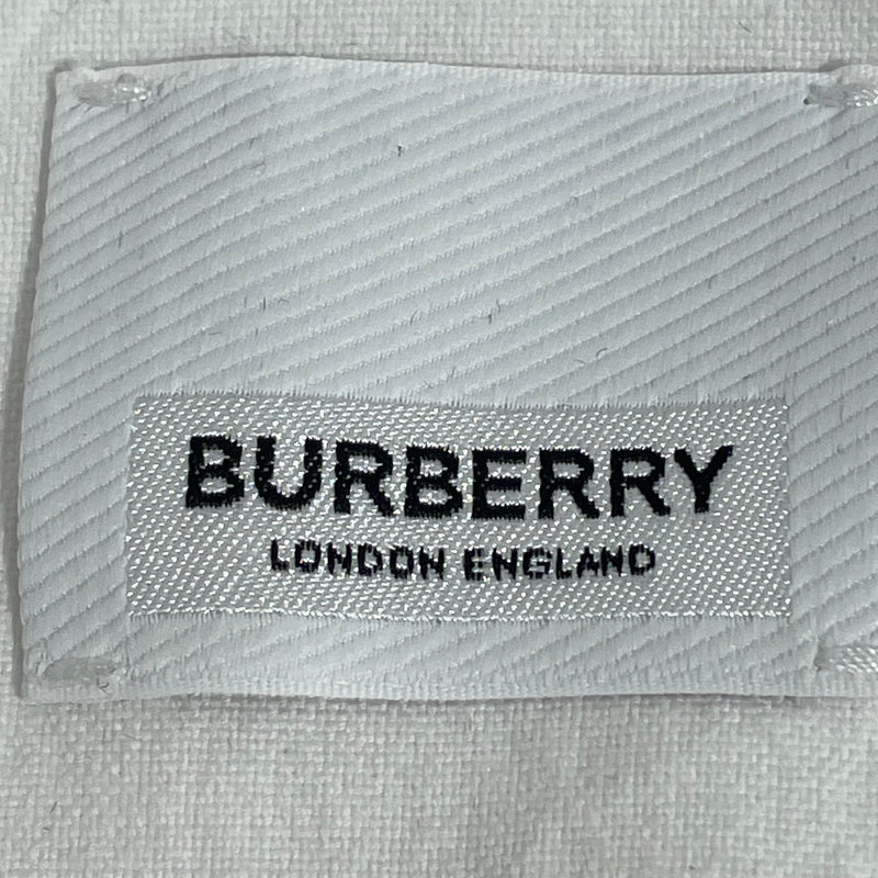 BURBERRY LONDON/LS Shirt/15.5/Cotton/WHT/