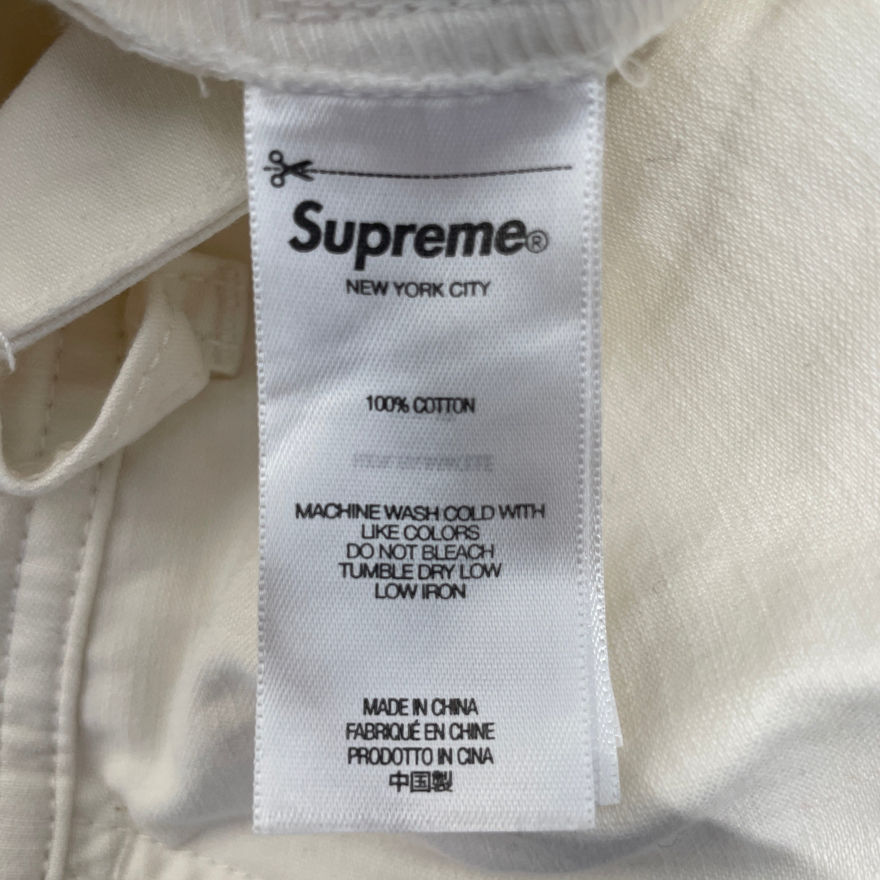 Supreme/Cargo Pants/36/Cotton/WHT/ view 3