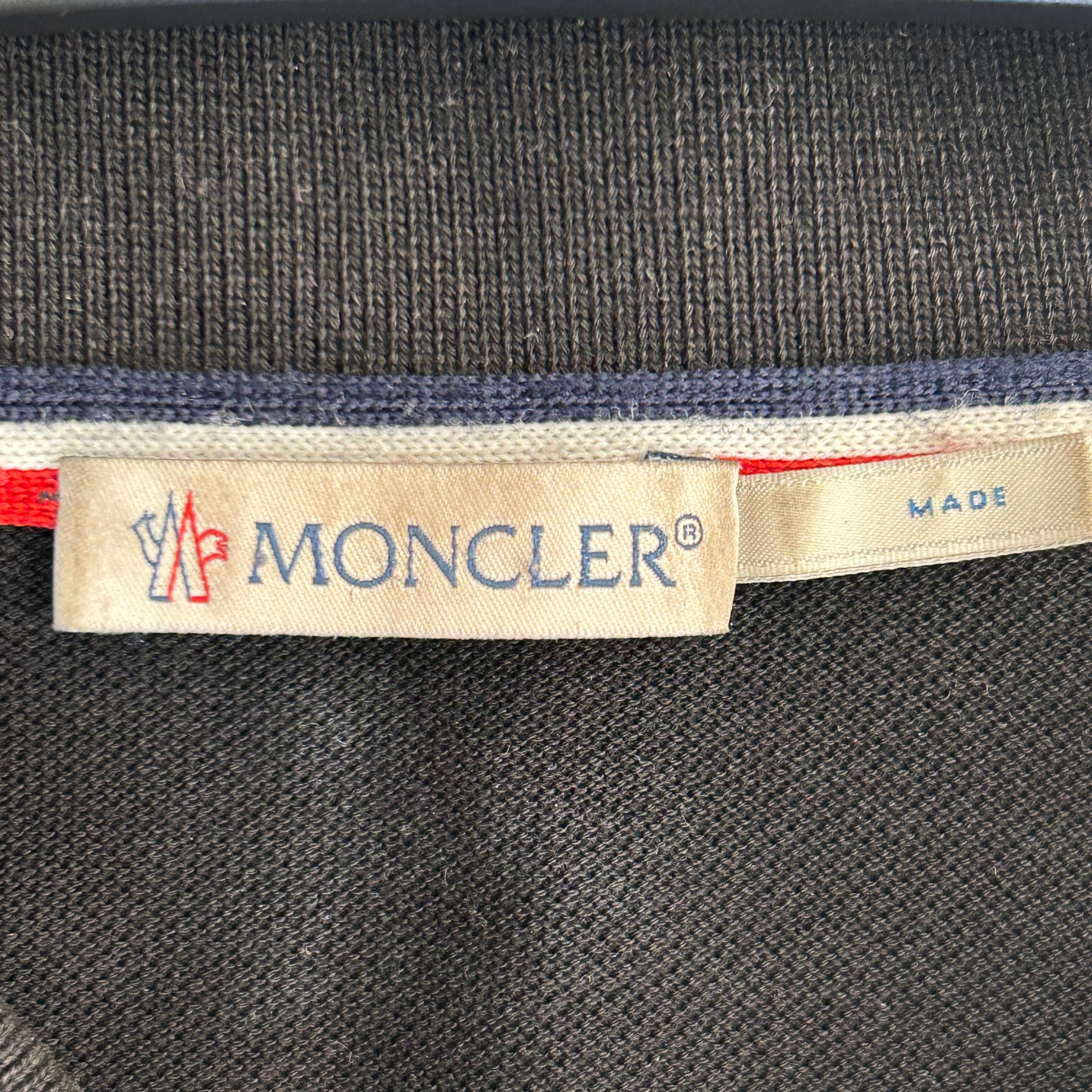 MONCLER/Polo Shirt/XL/Cotton/NVY/SS Polo Shirt view 3
