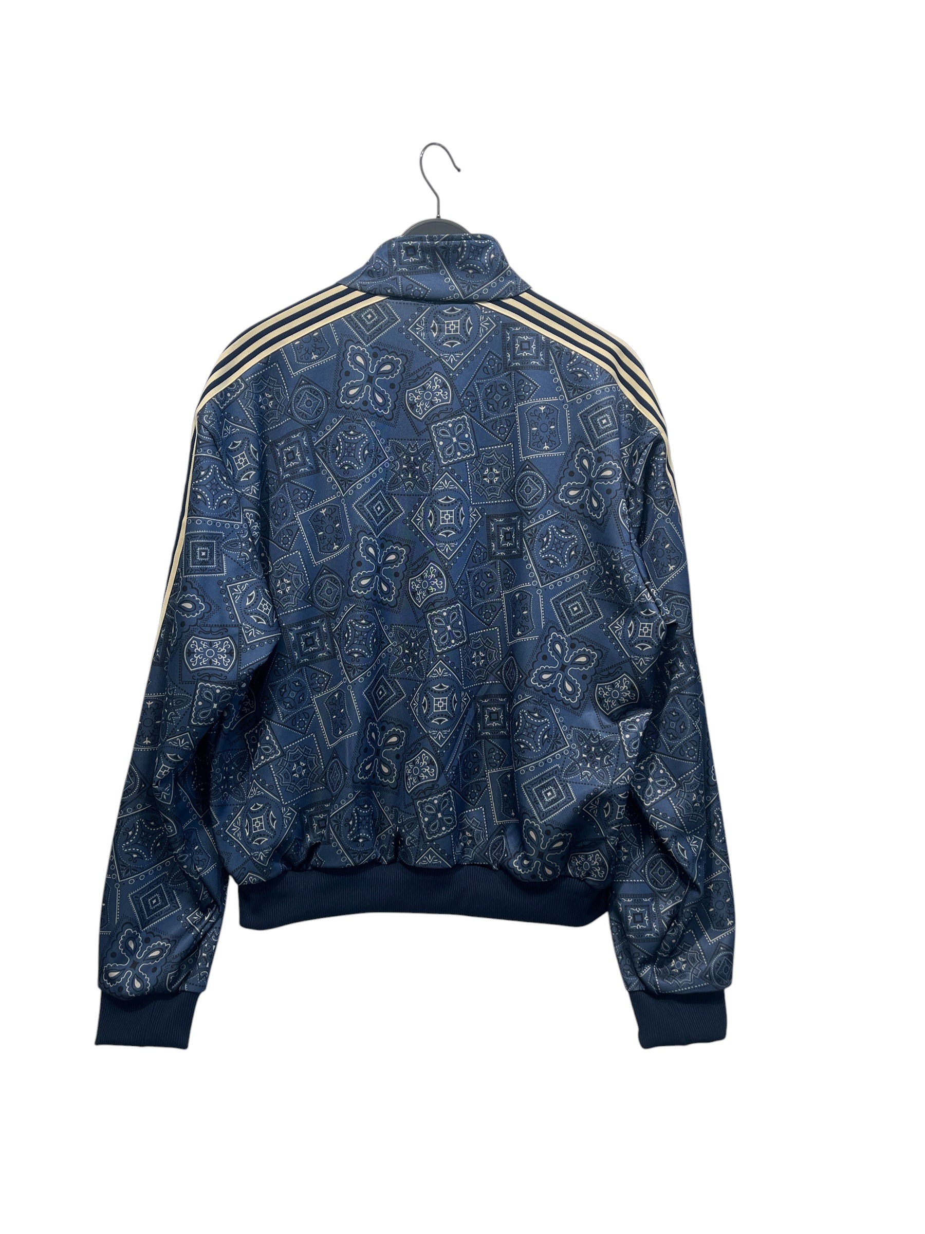 KAPITAL/Track Jkt/4/Paisley/Polyester/BLU/bandana stripped/ view 3