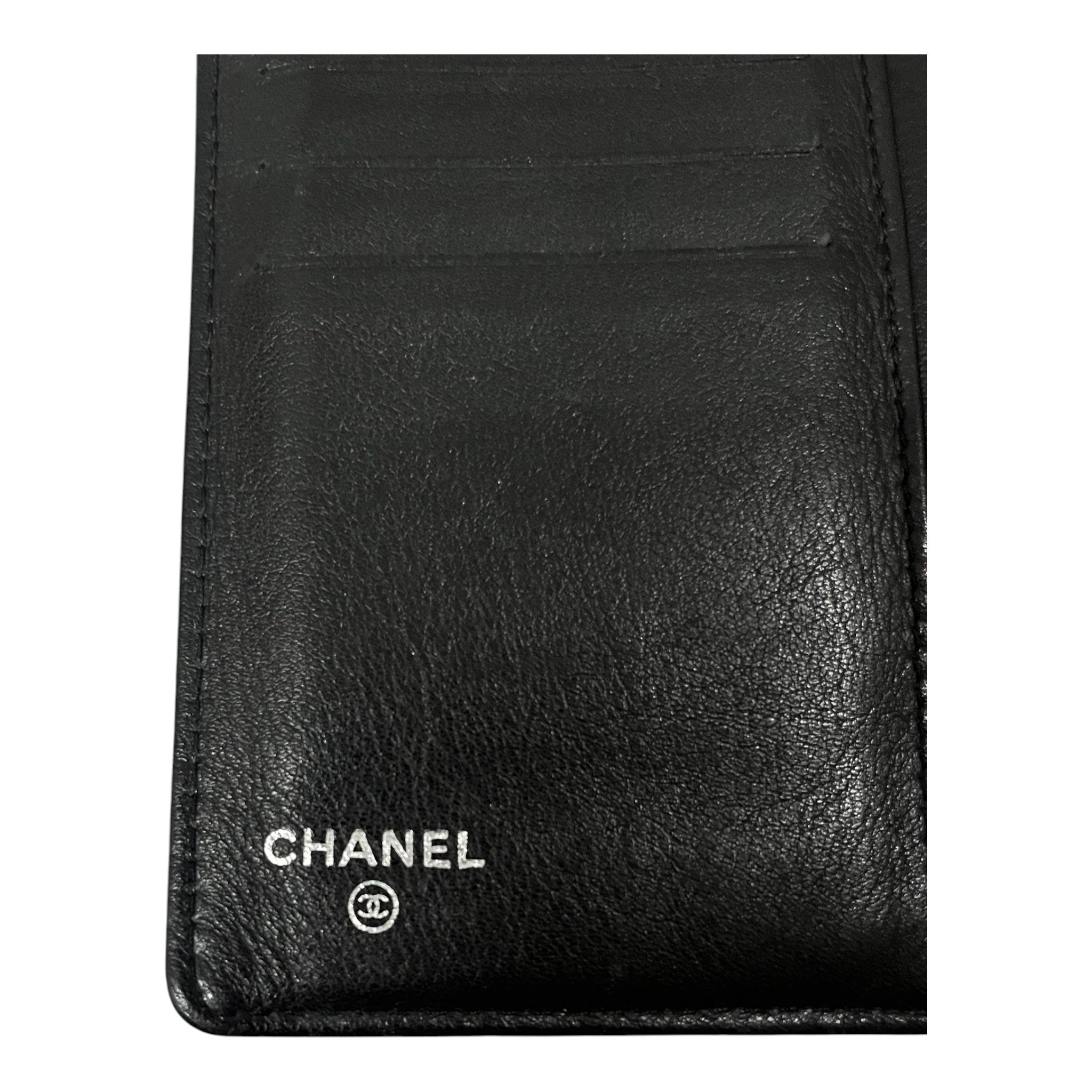 CHANEL/Long Wallet/Leather/BLK/L's/QUILTED PATENT LEATHER WALLET view 5